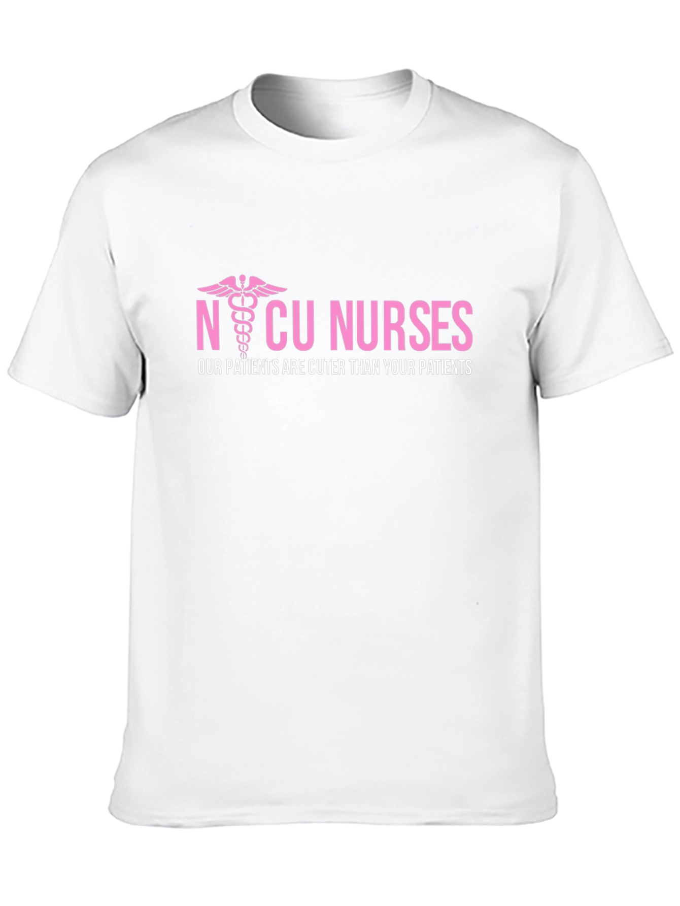NICU Nurses: Cuter Patients Black Tee