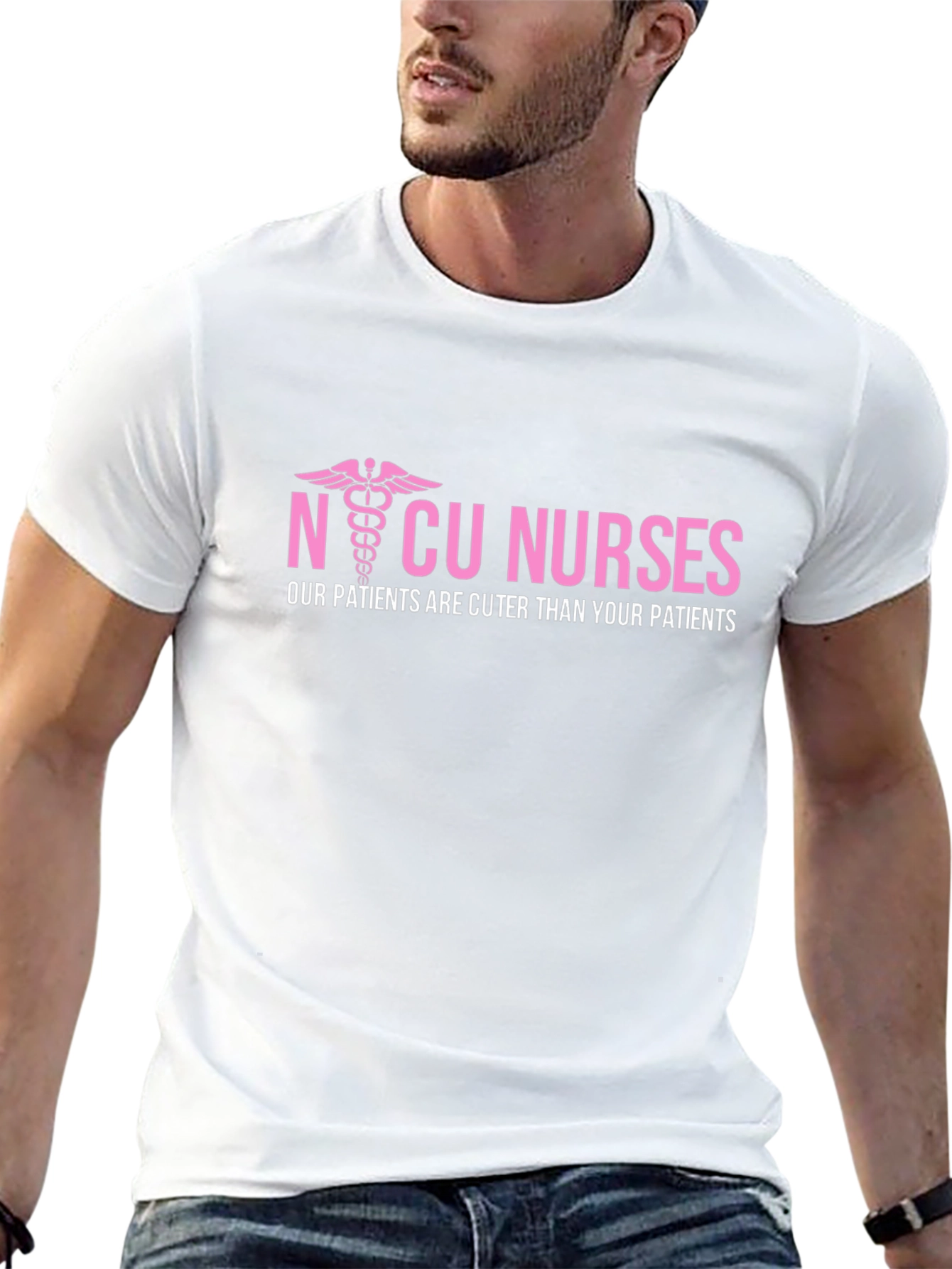NICU Nurses: Cuter Patients Black Tee
