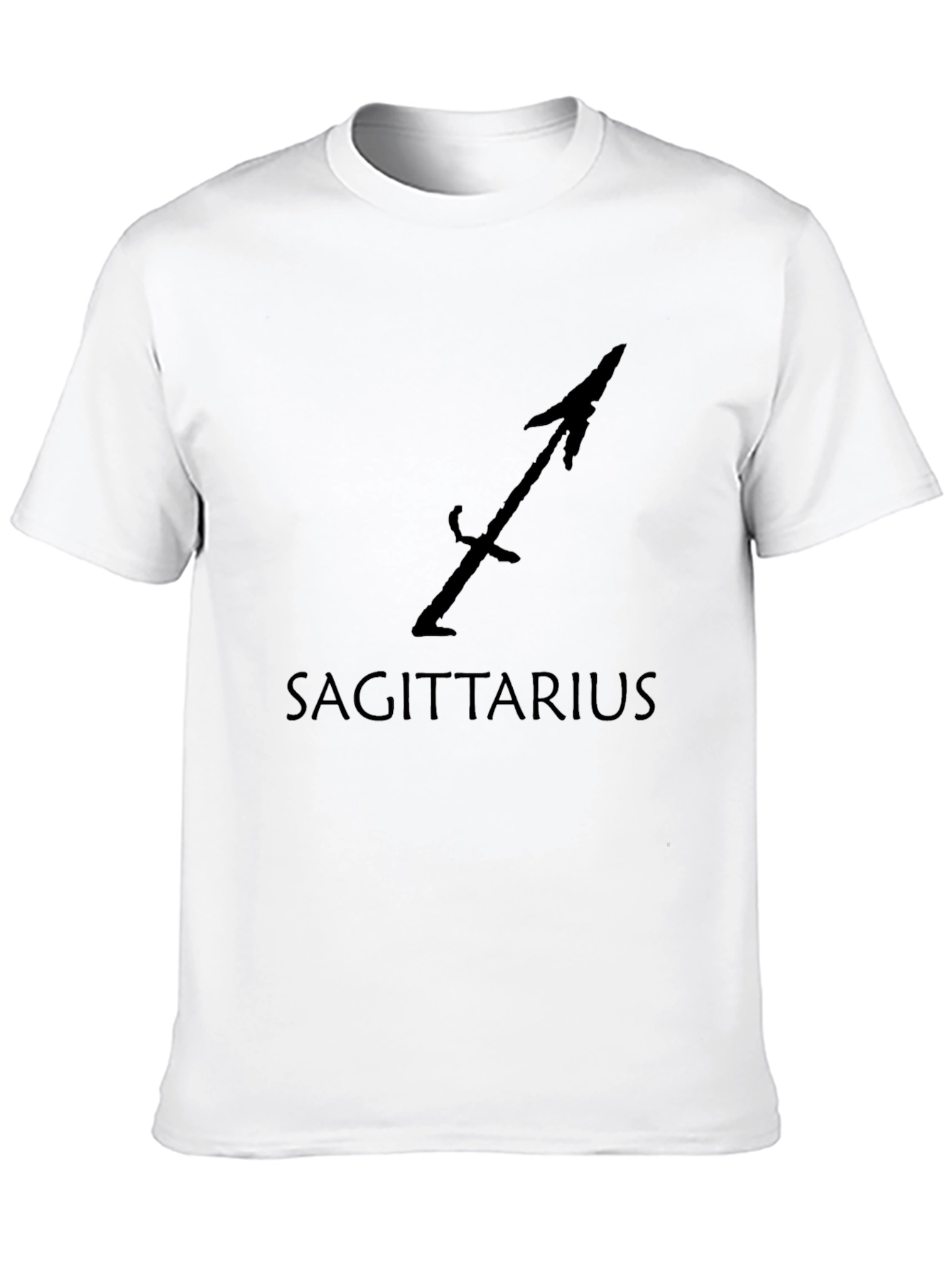 Sagittarius Zodiac Black T-Shirt