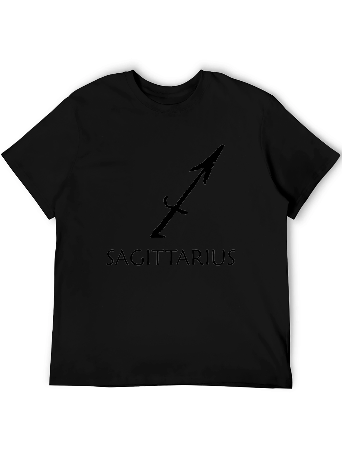 Sagittarius Zodiac Black T-Shirt