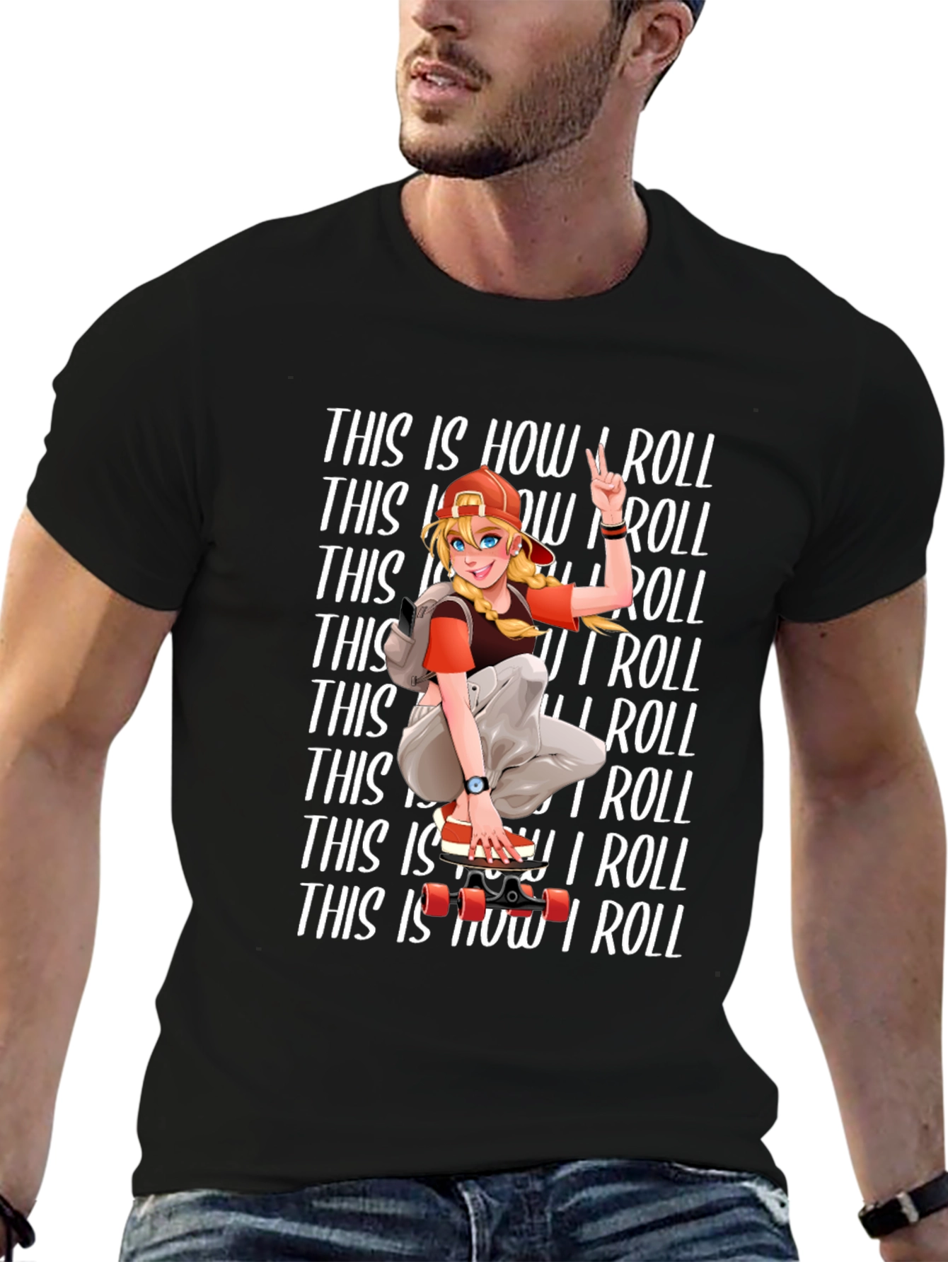 This Is How I Roll Skater T-Shirt