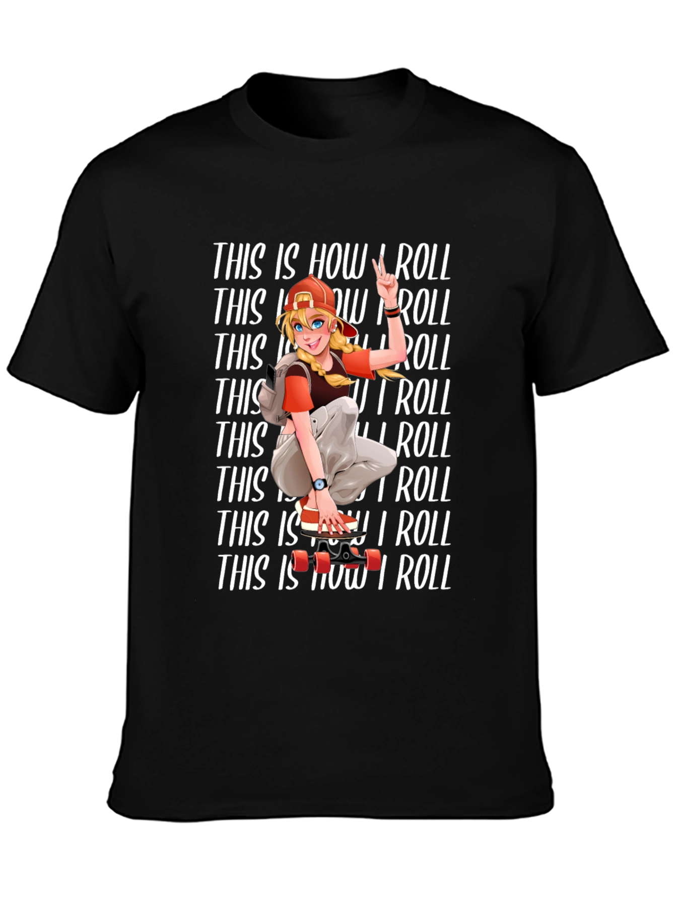 This Is How I Roll Skater T-Shirt
