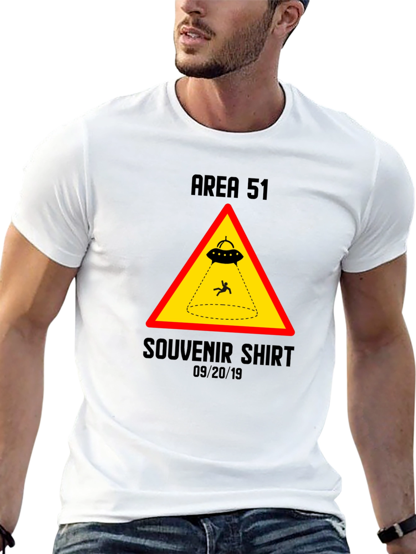 Area 51 Souvenir Shirt - UFO Abduction Graphic Tee