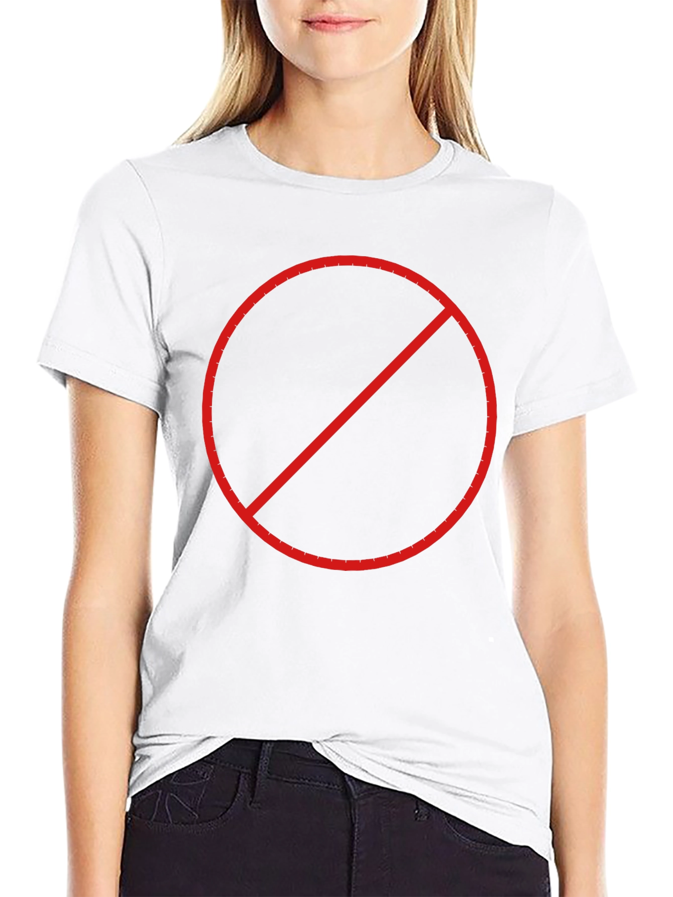 Black T-Shirt with No Symbol