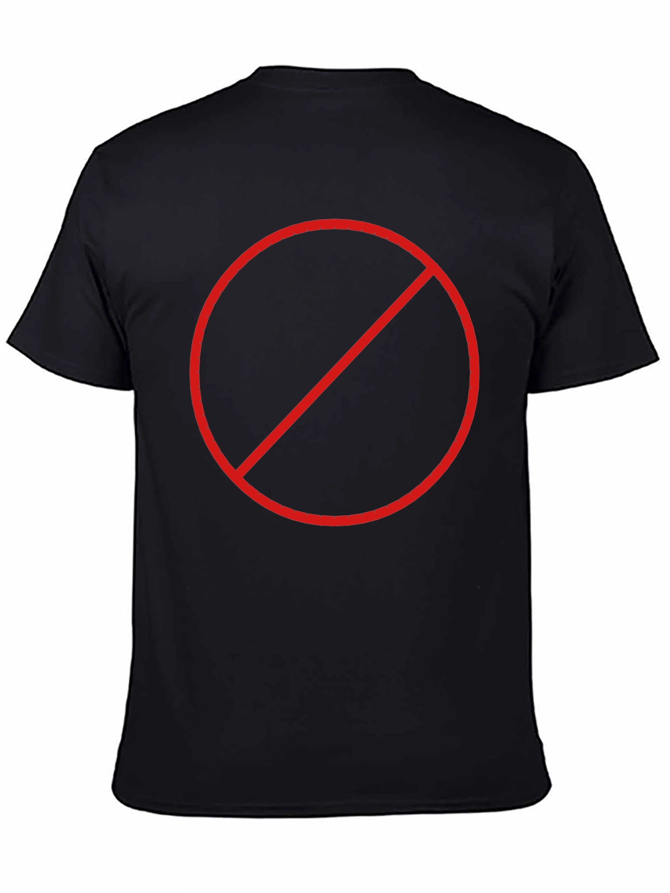 Black T-Shirt with No Symbol