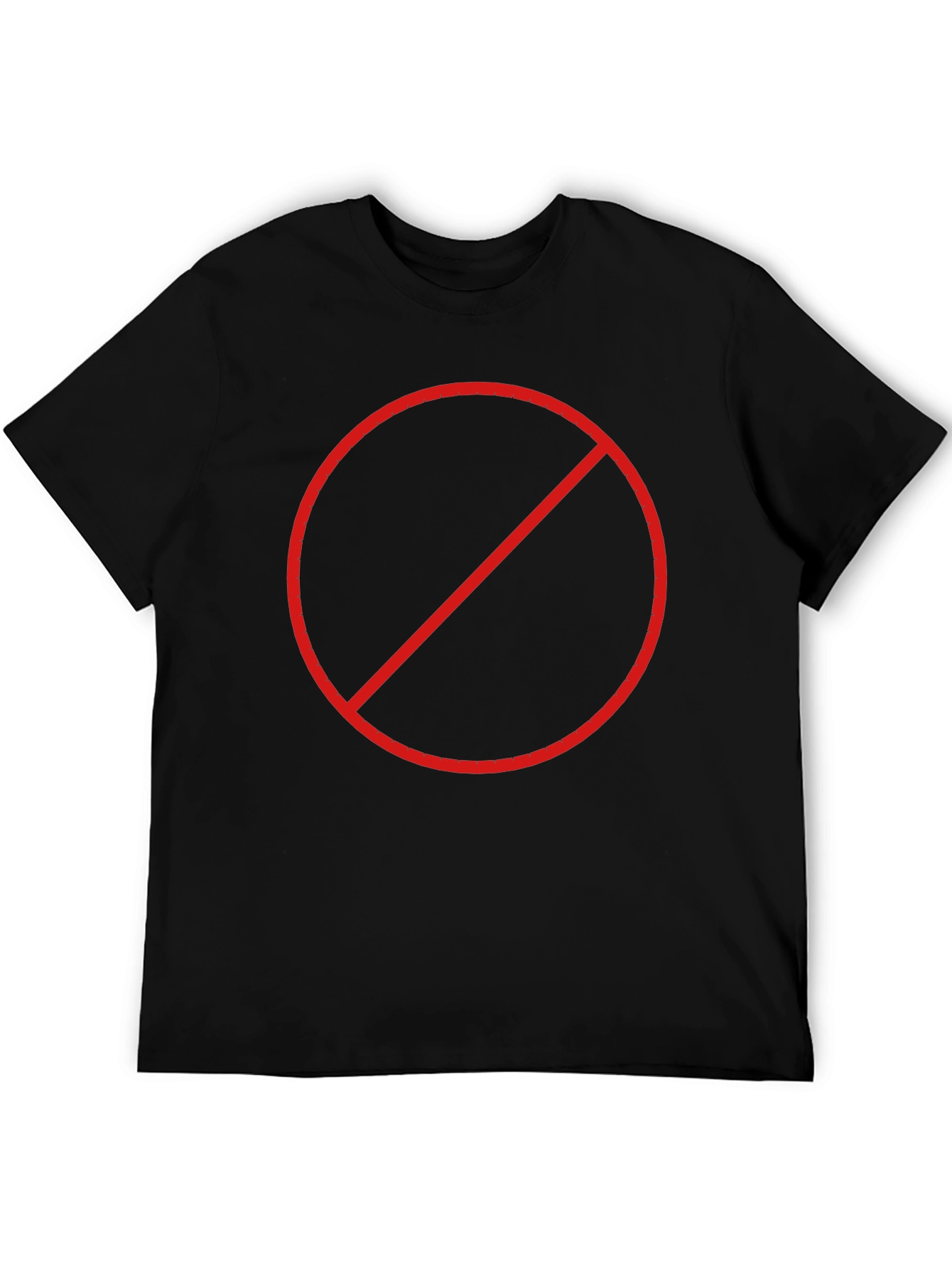 Black T-Shirt with No Symbol