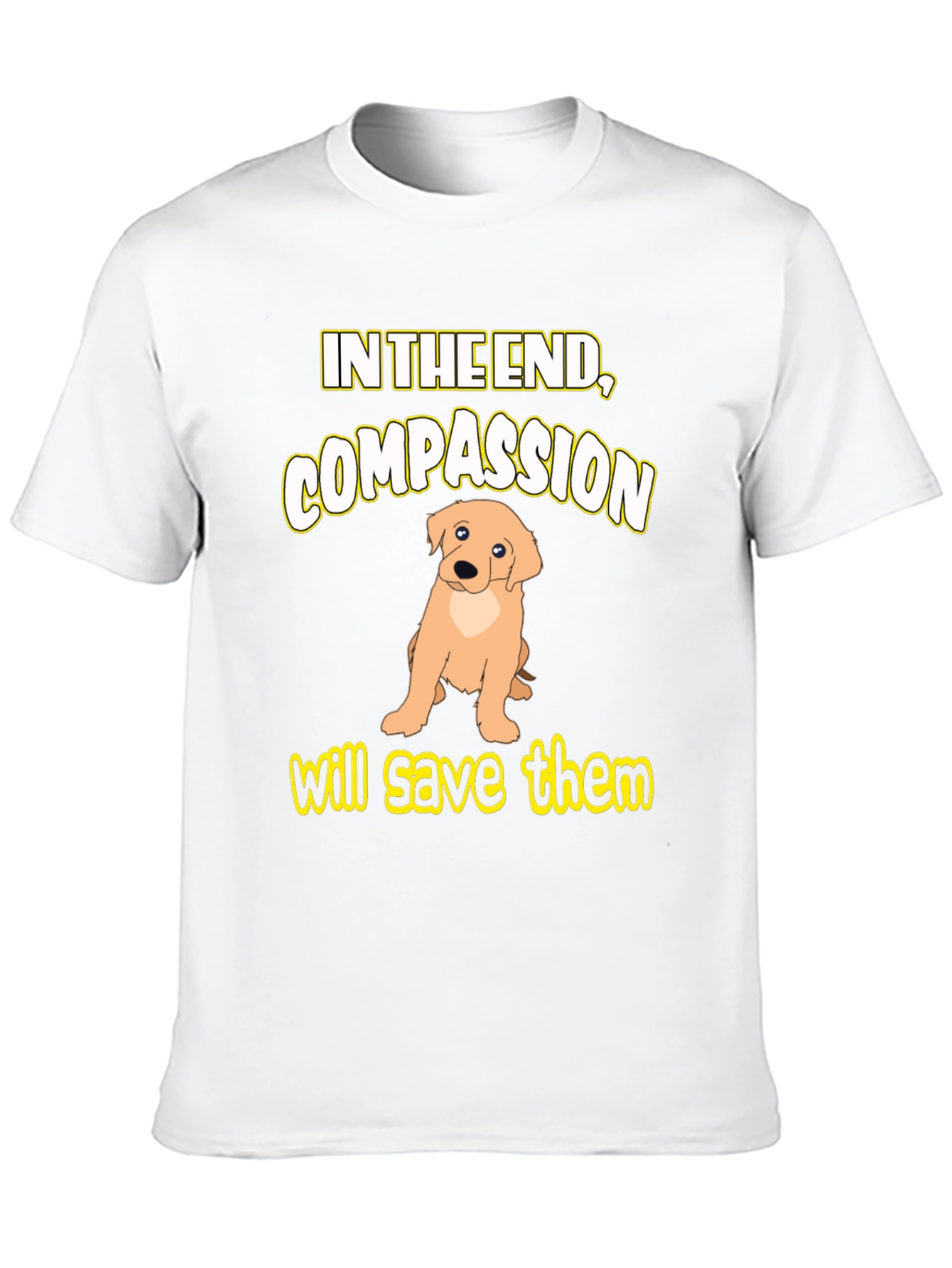 Compassion Dog Graphic T-Shirt