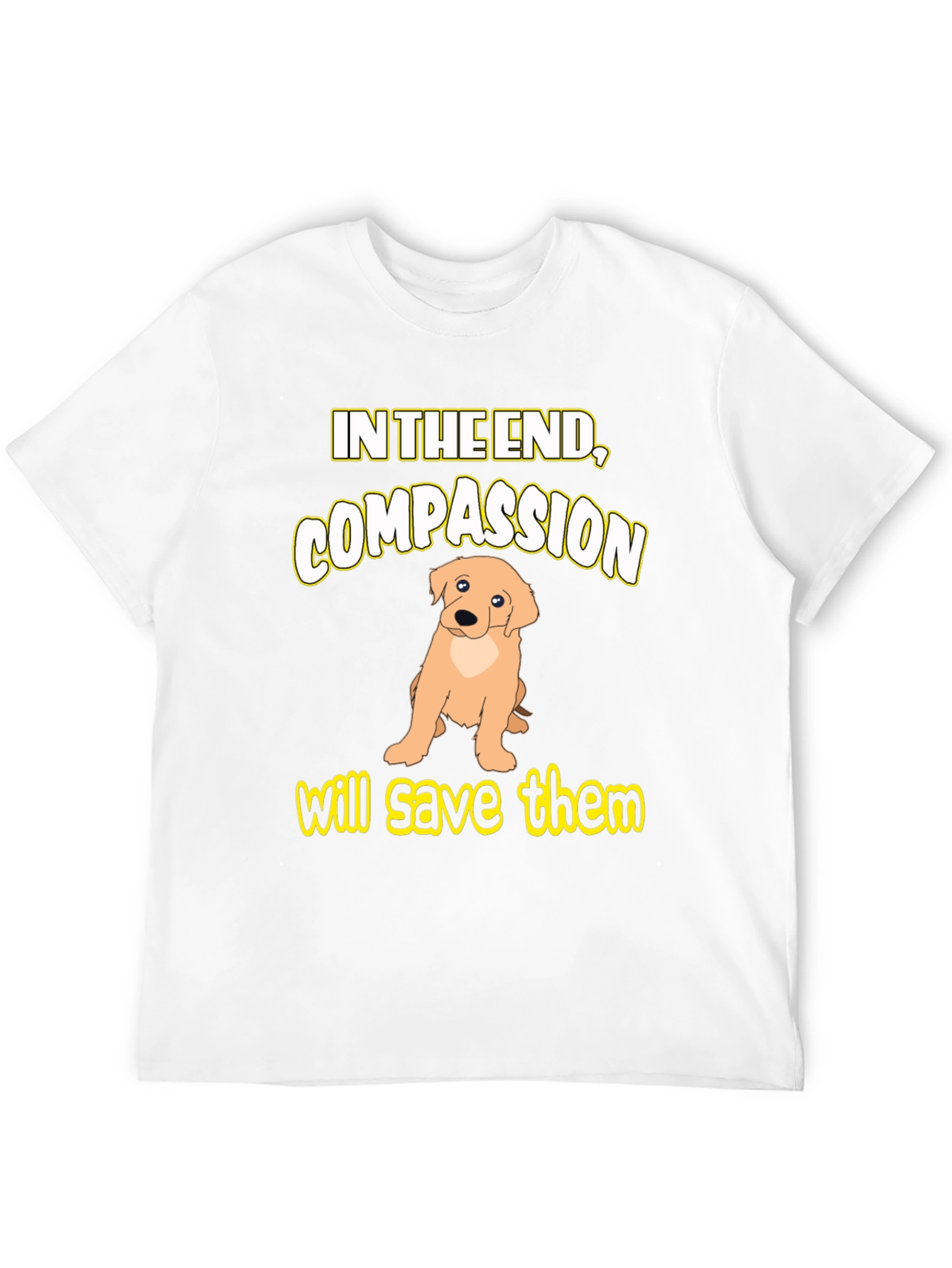 Compassion Dog Graphic T-Shirt
