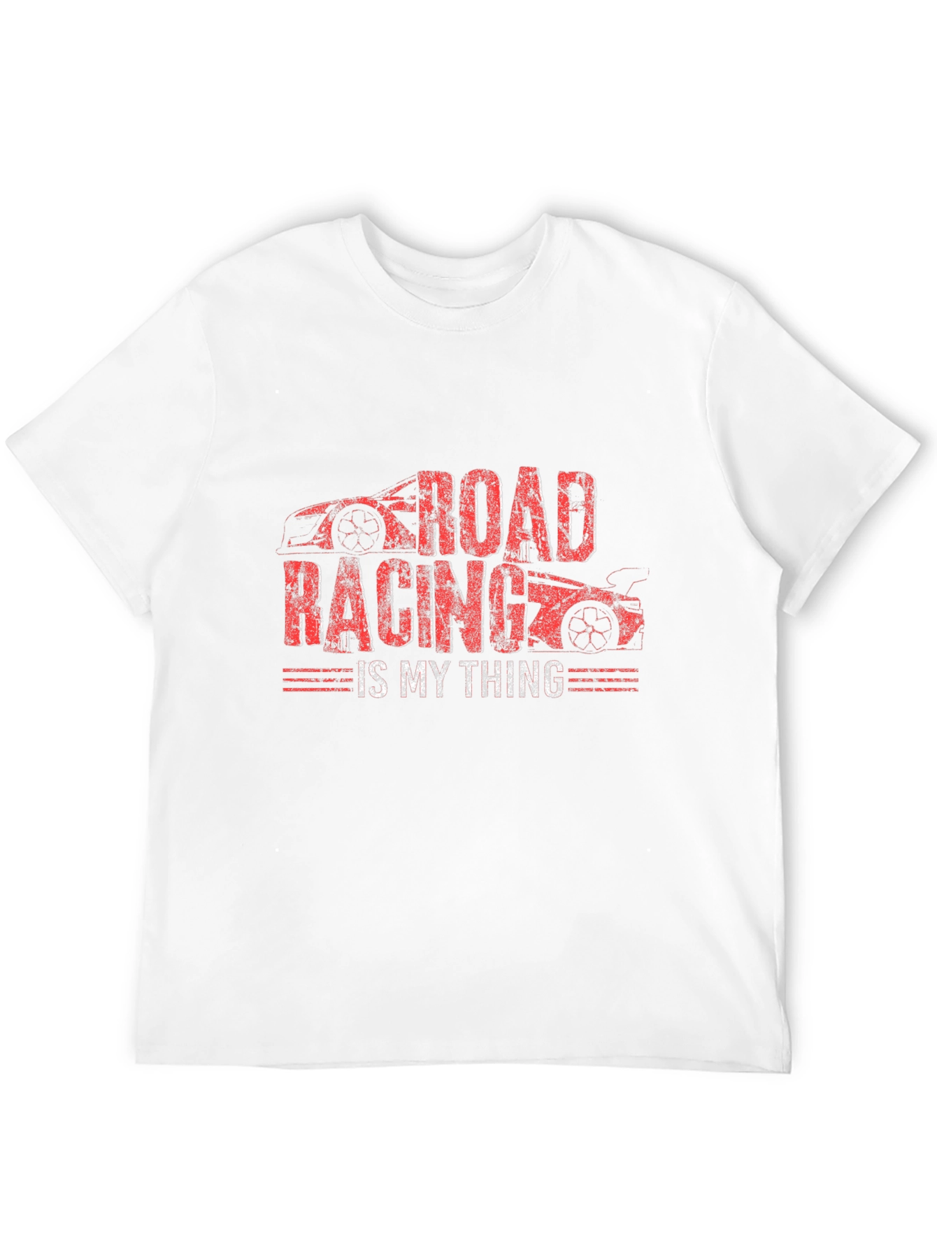 Road Racing is My Thing Black Graphic T-Shirt
