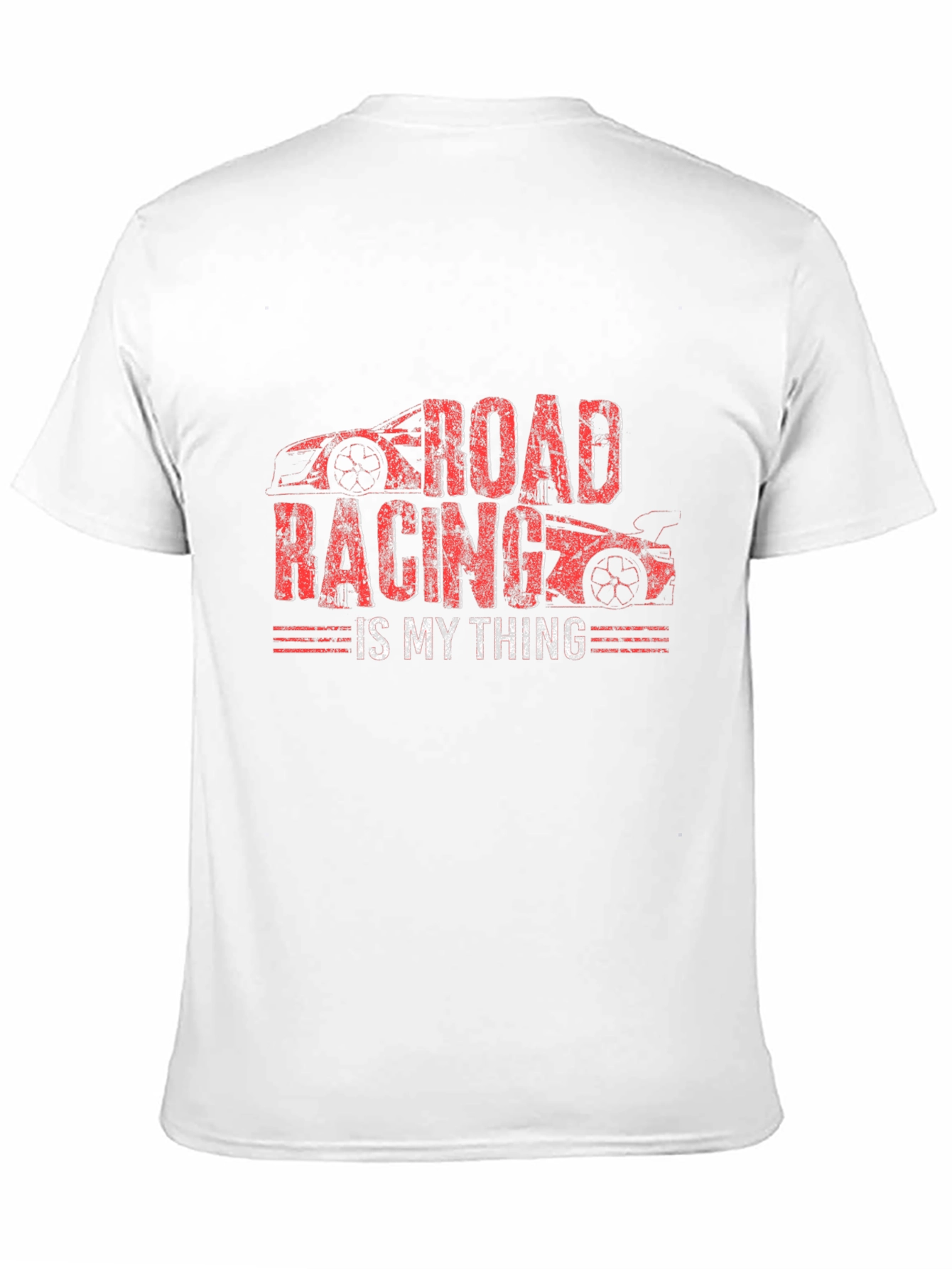 Road Racing is My Thing Black Graphic T-Shirt
