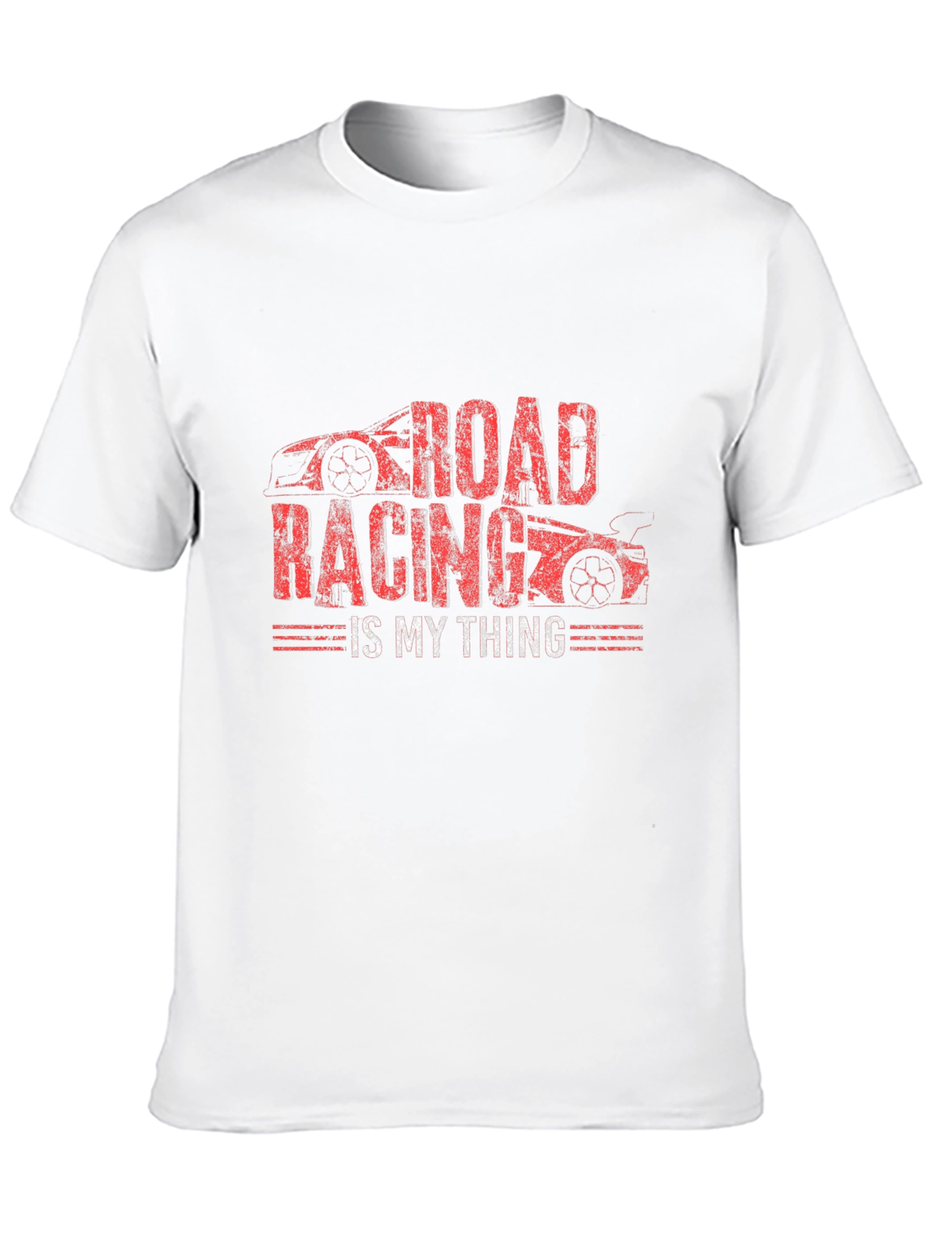 Road Racing is My Thing Black Graphic T-Shirt