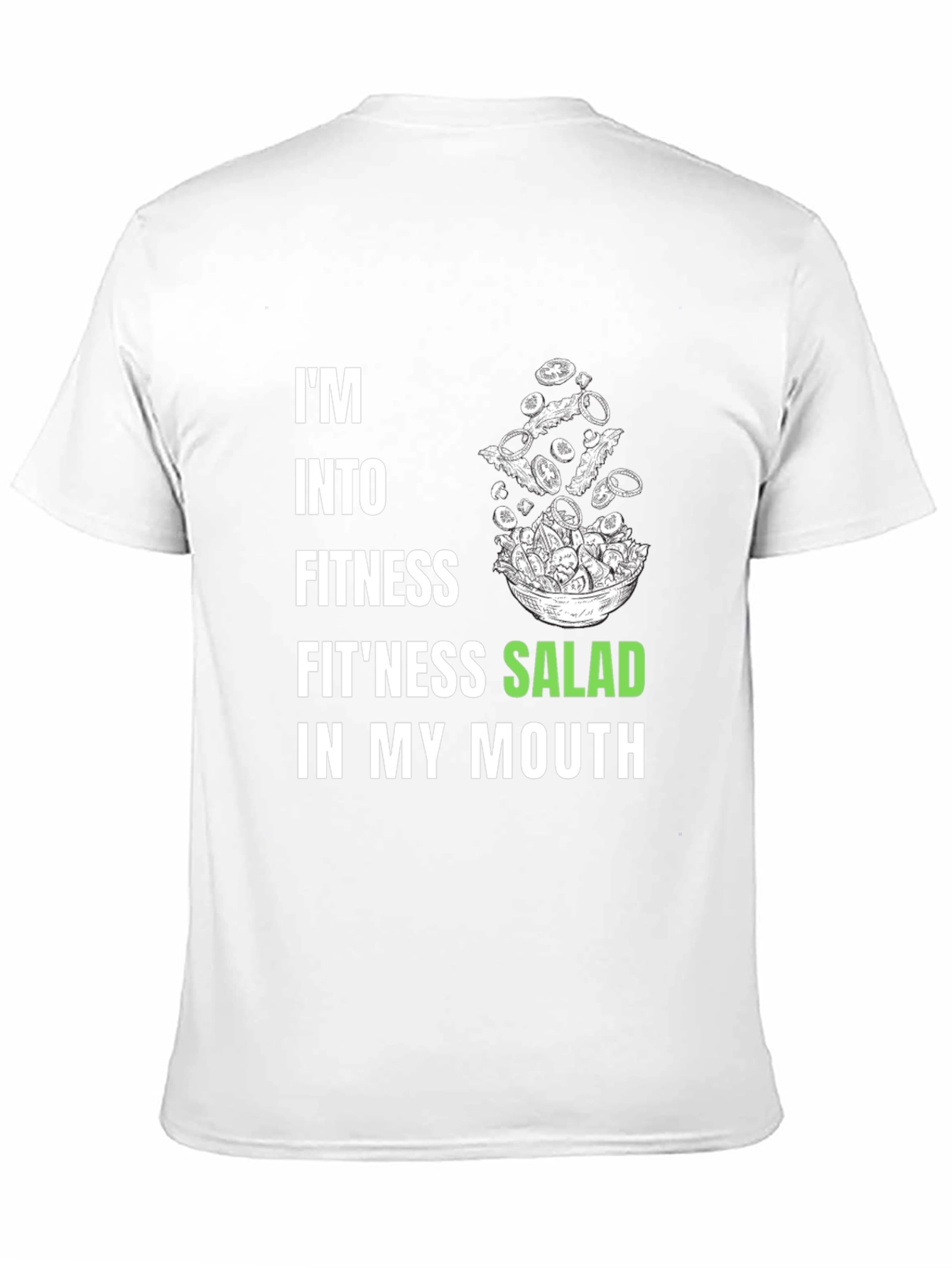 Fitness Salad Graphic Tee - Black