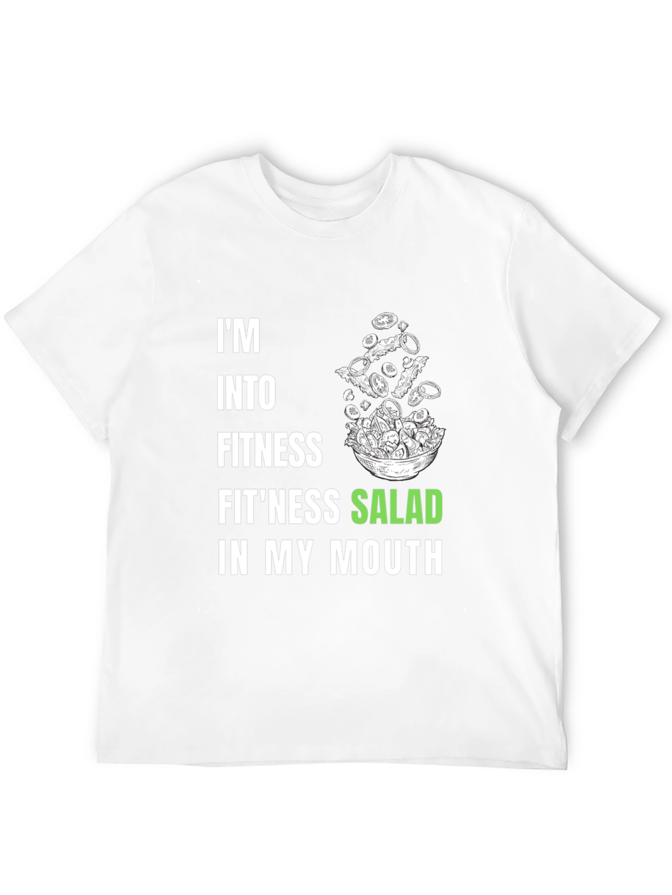 Fitness Salad Graphic Tee - Black