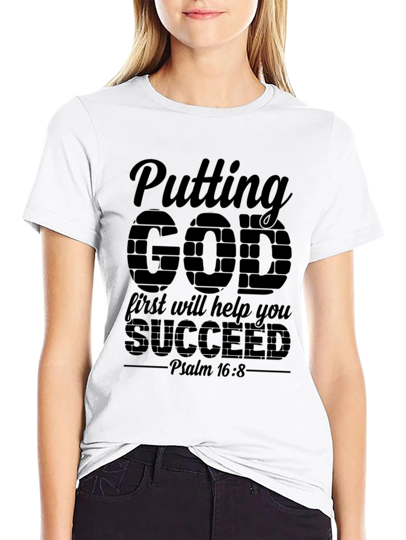 Putting God First T-Shirt - Christian Apparel
