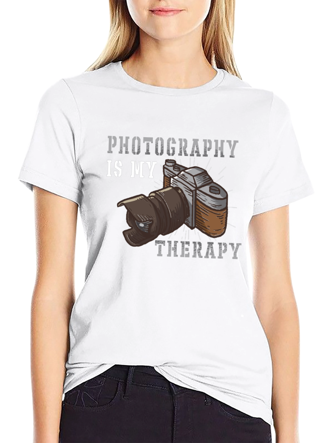 Photography is My Therapy T-Shirt
