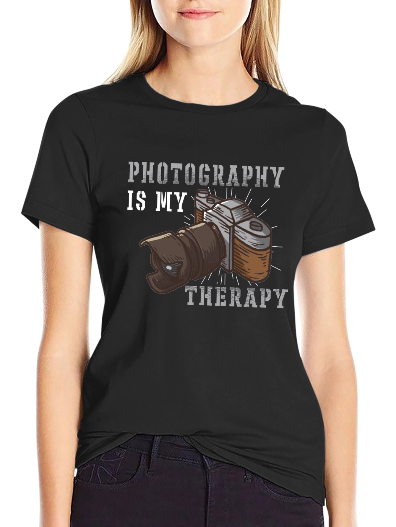 Photography is My Therapy T-Shirt