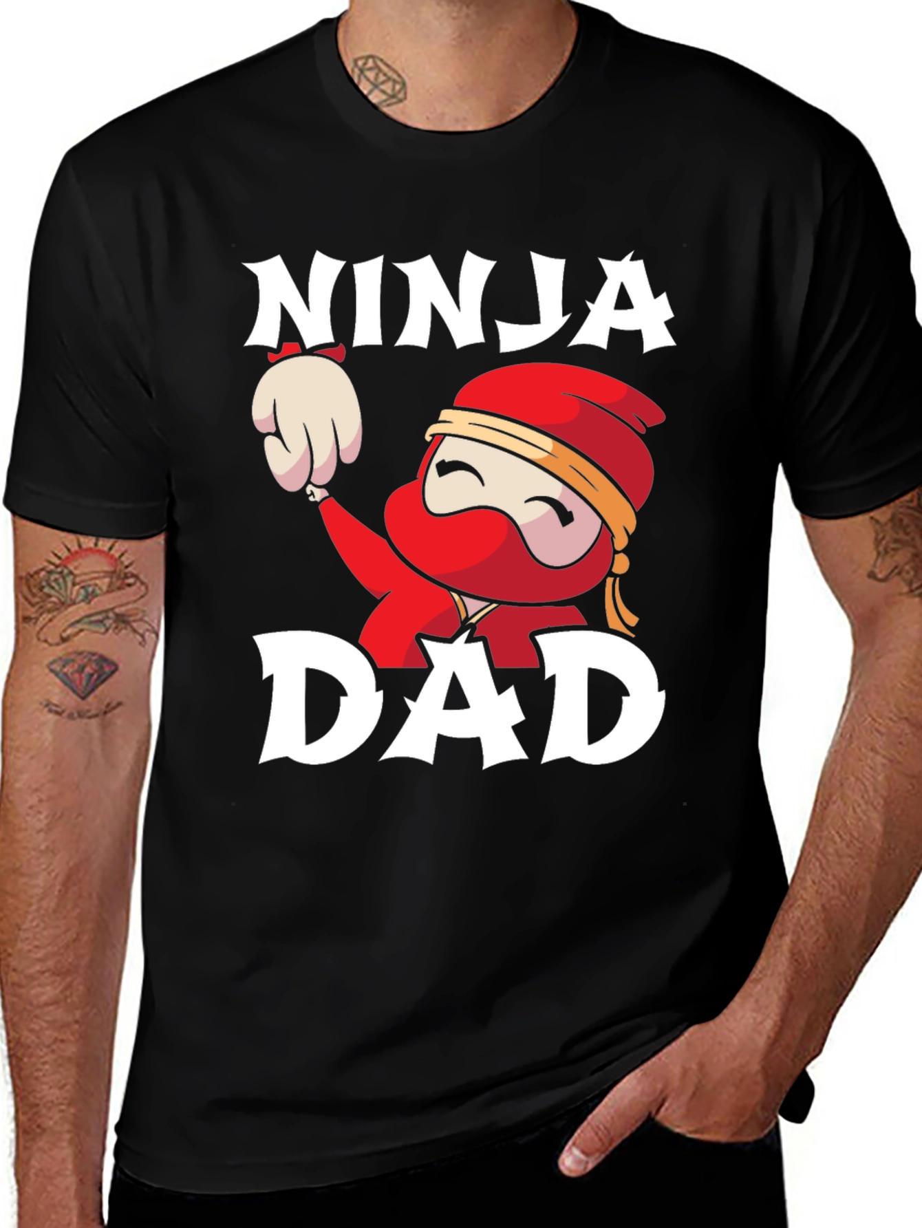 Ninja Dad T-Shirt - Cool Fathers Day Gift