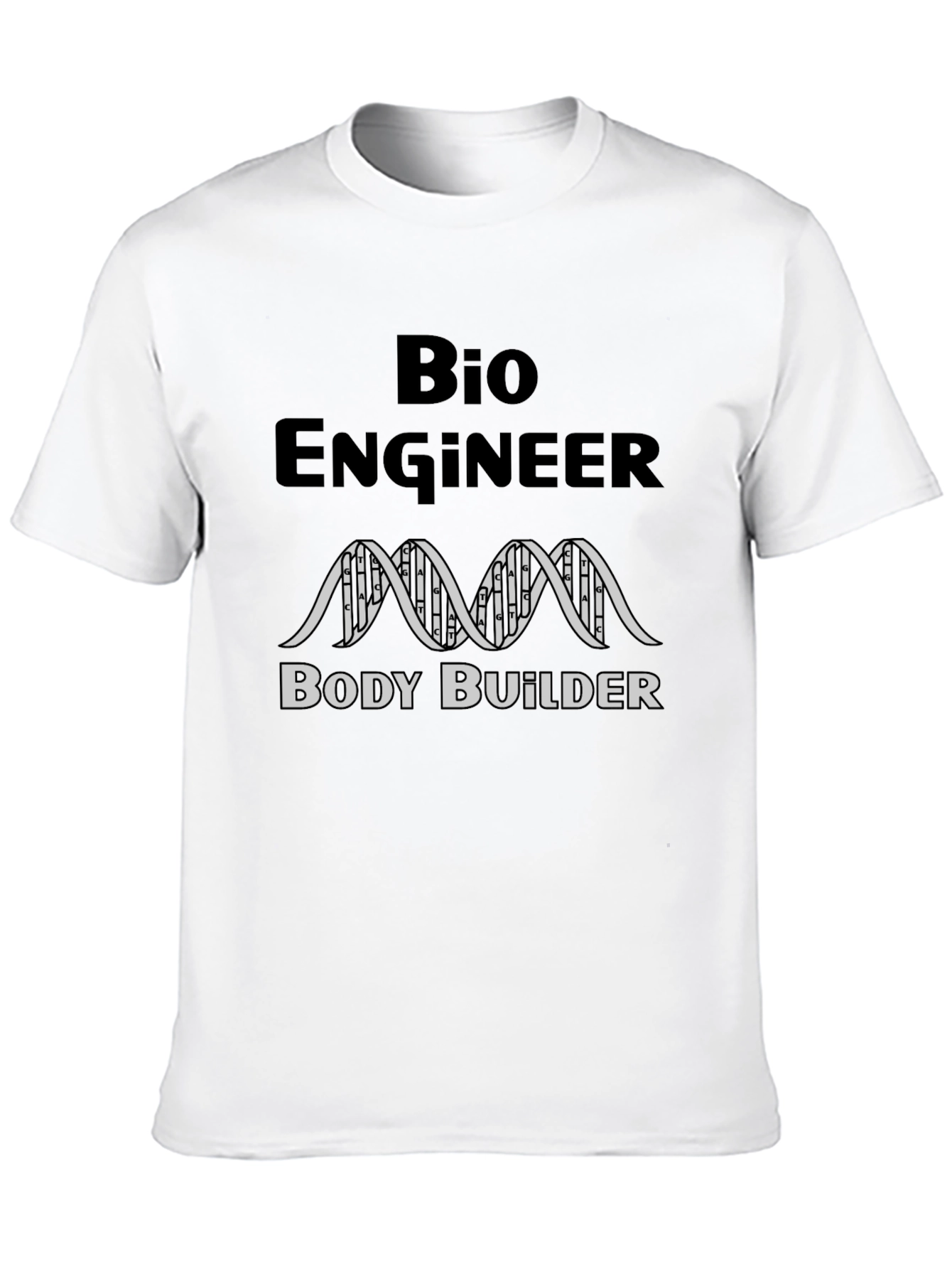 Bio Engineer Body Builder Black T-Shirt