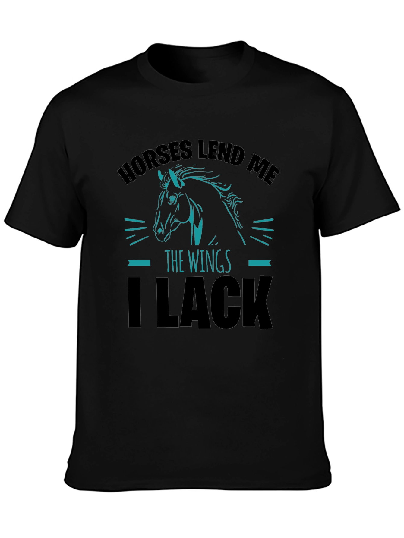Horses Lend Me The Wings Graphic T-Shirt