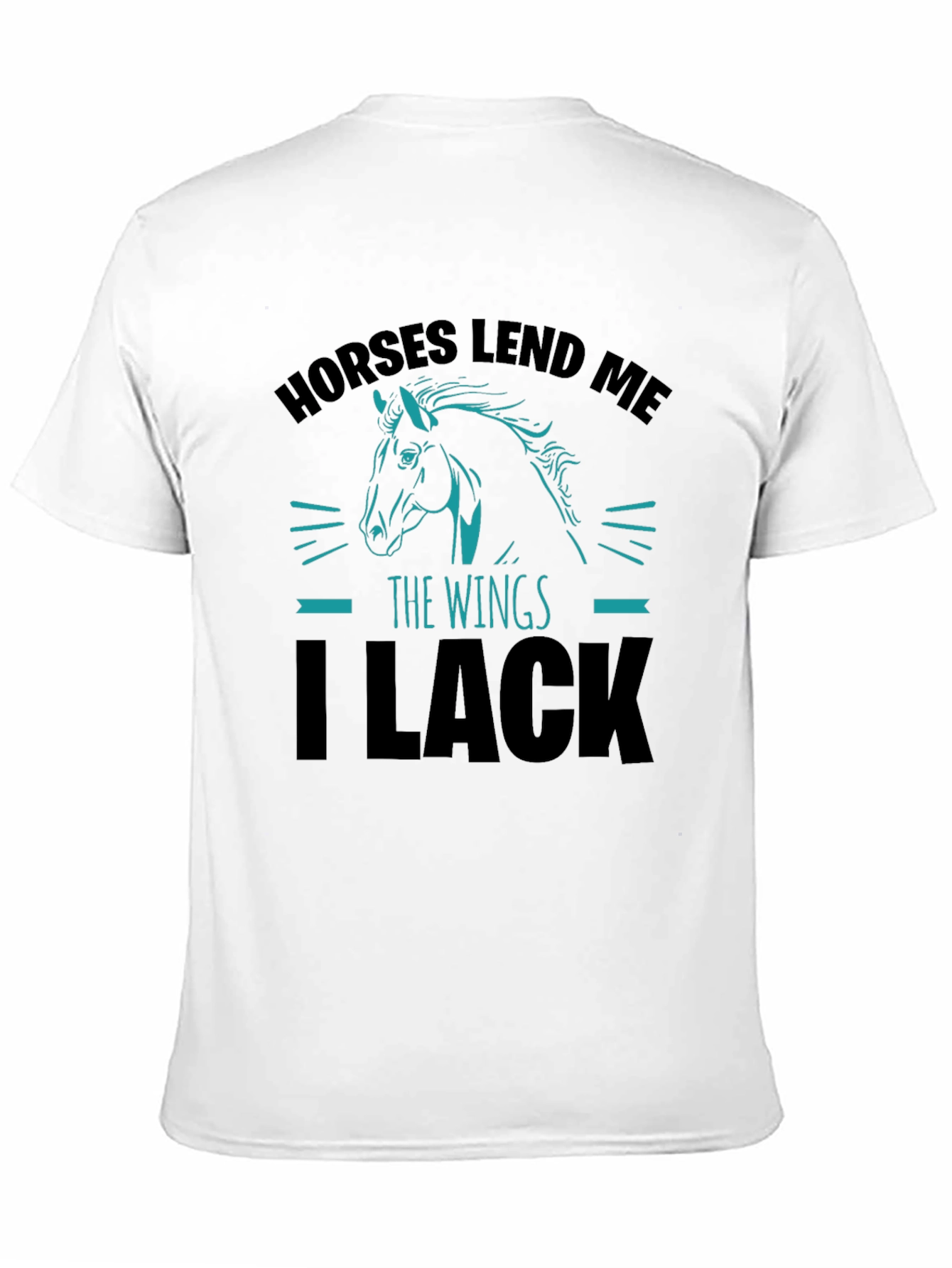 Horses Lend Me The Wings Graphic T-Shirt