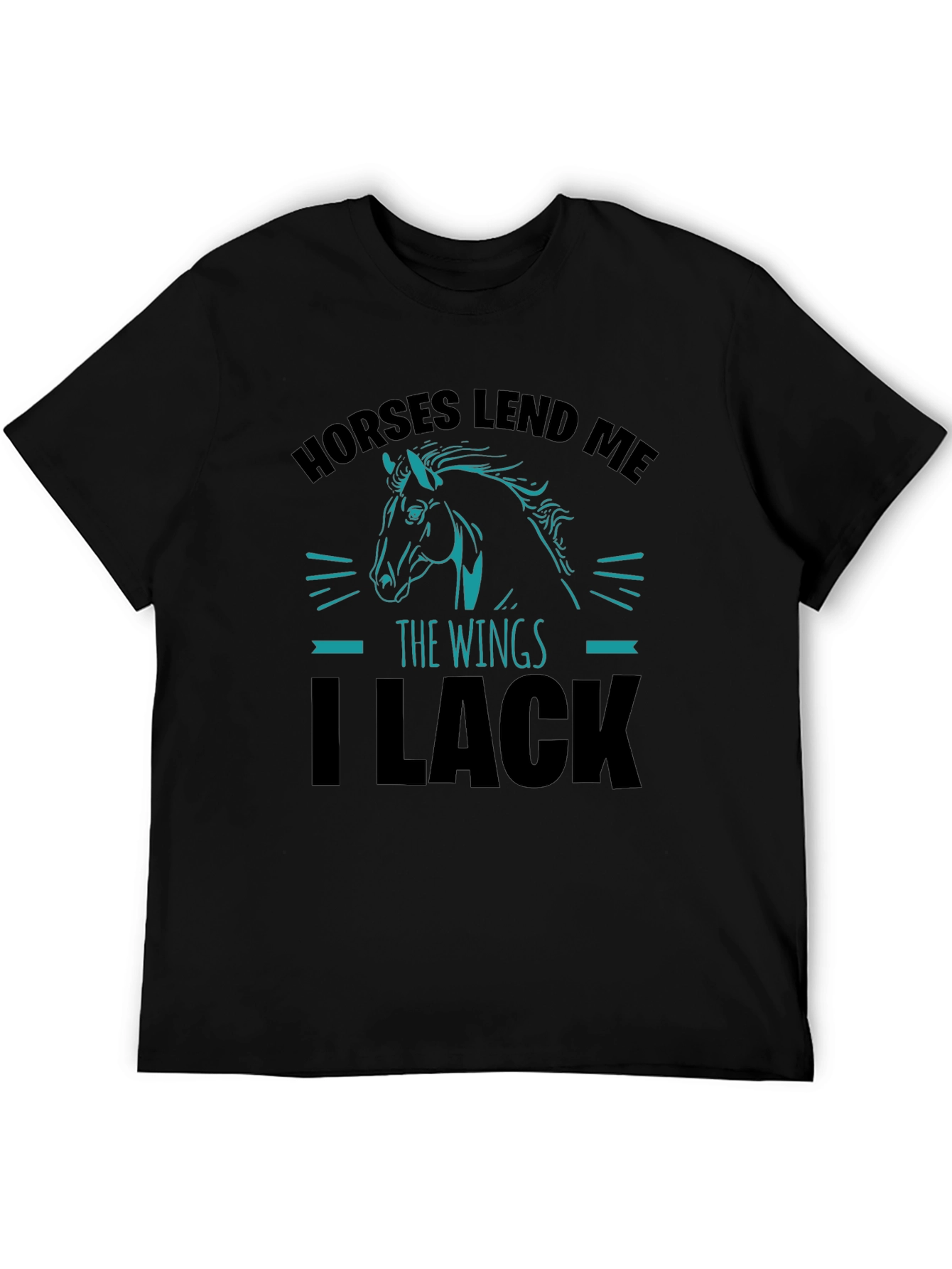 Horses Lend Me The Wings Graphic T-Shirt