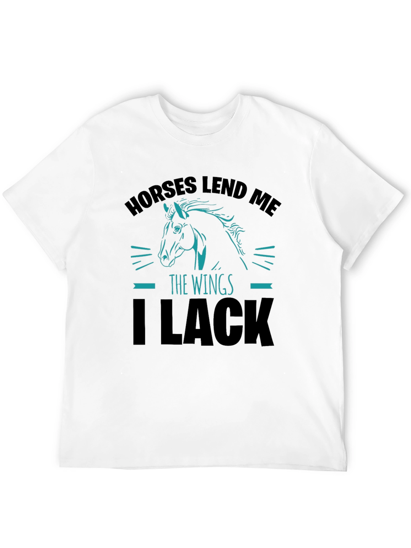 Horses Lend Me The Wings Graphic T-Shirt