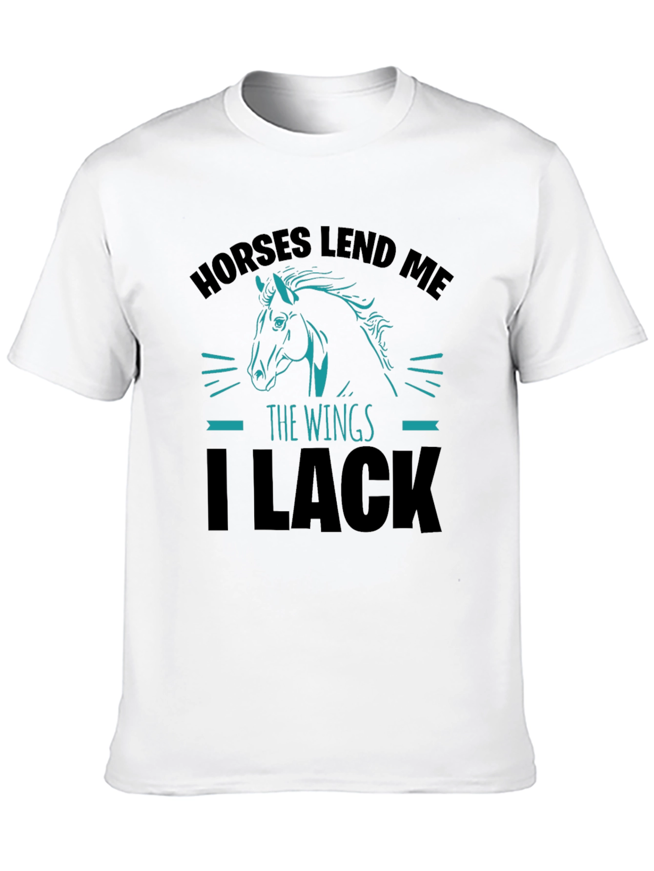 Horses Lend Me The Wings Graphic T-Shirt