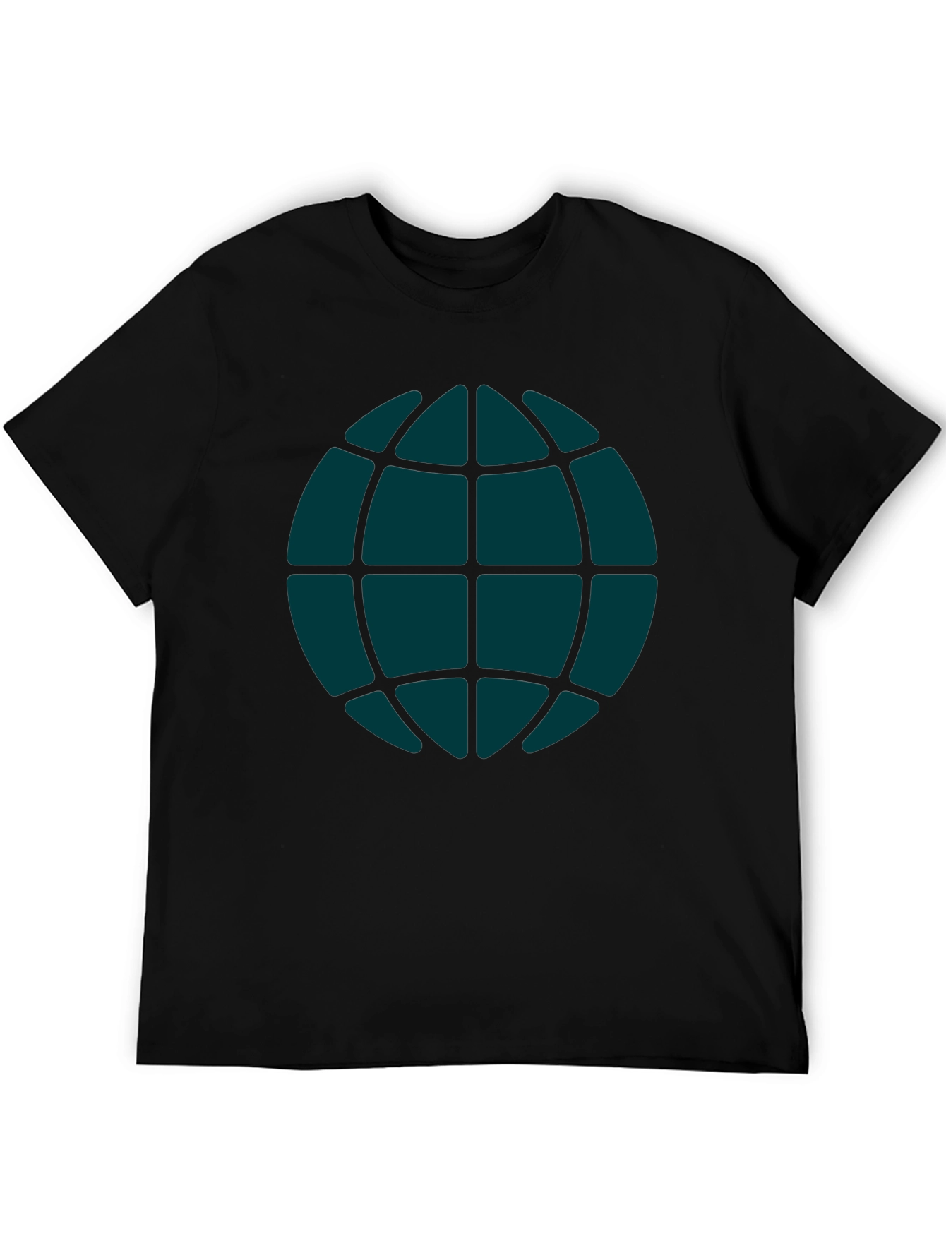 Globe Graphic Tee - Casual Black T-Shirt
