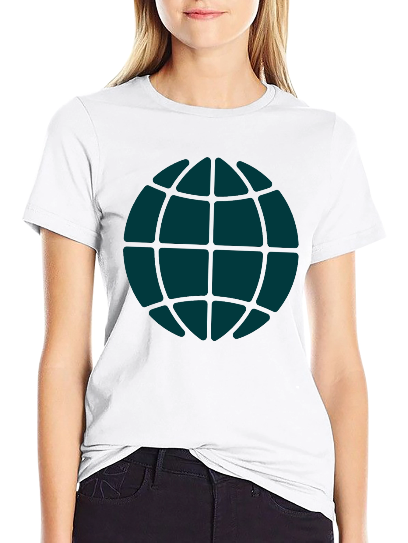 Globe Graphic Tee - Casual Black T-Shirt