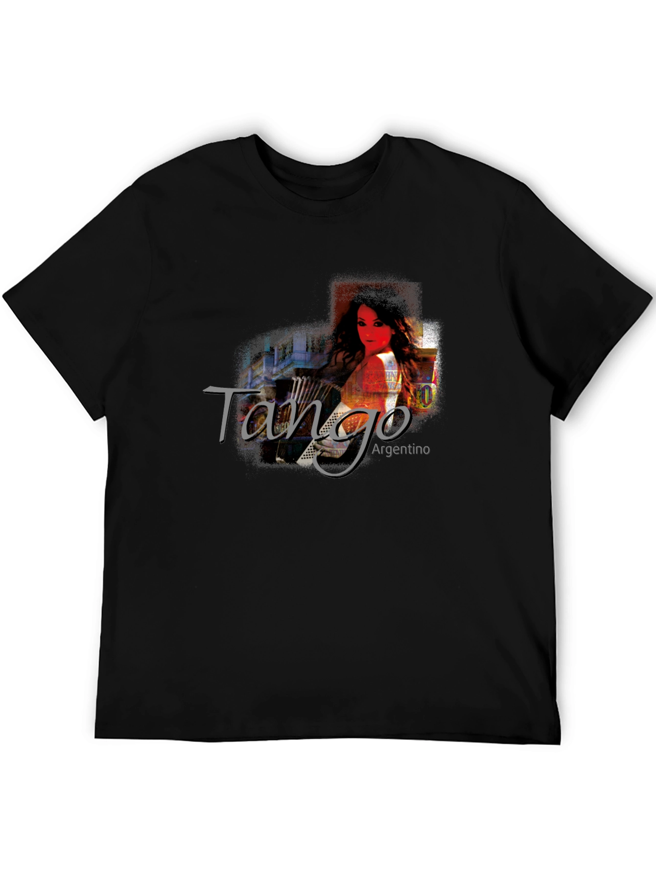 Tango Argentino Graphic T-Shirt - Black
