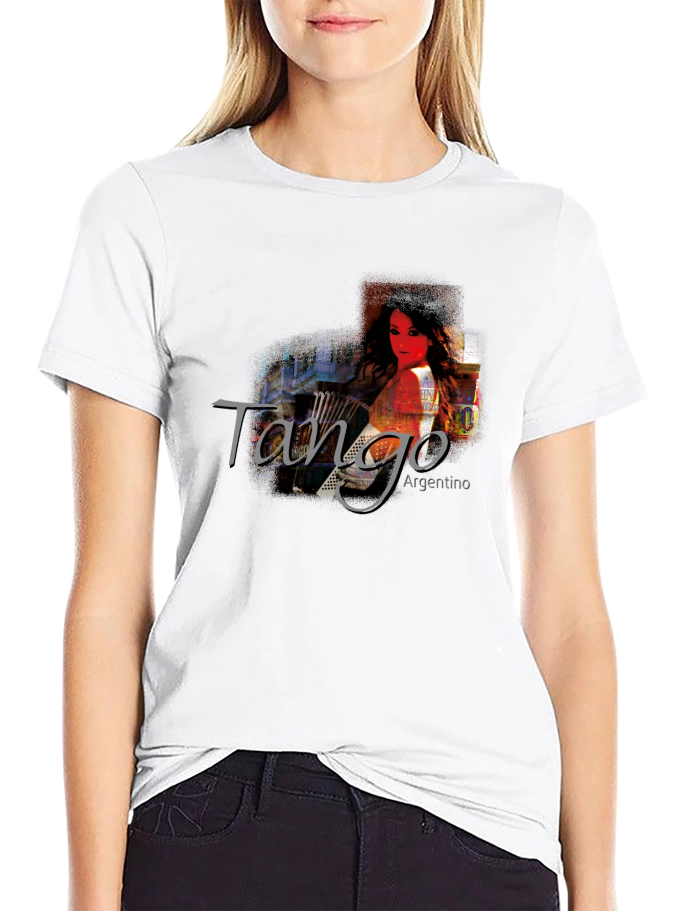 Tango Argentino Graphic T-Shirt - Black
