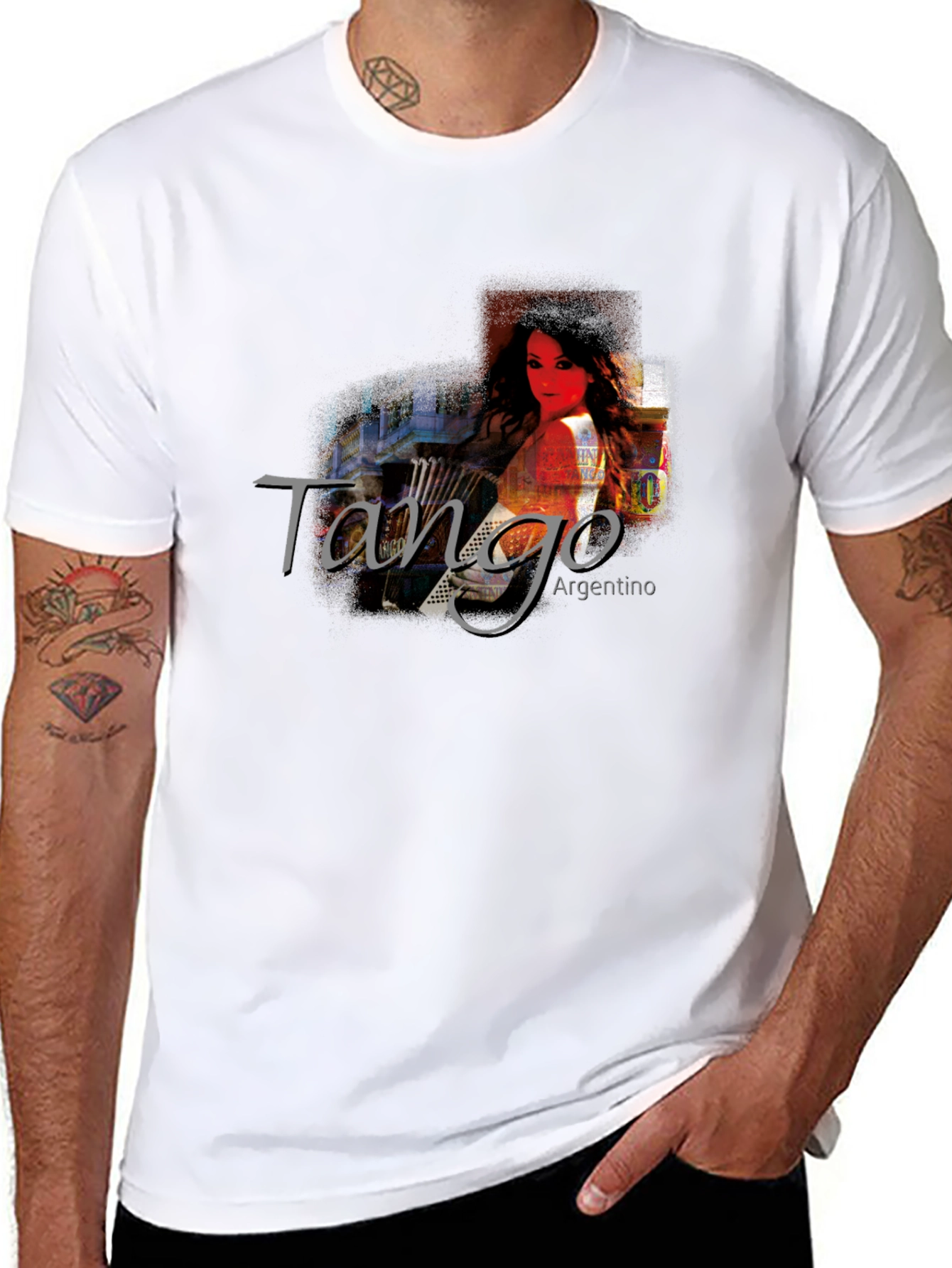 Tango Argentino Graphic T-Shirt - Black