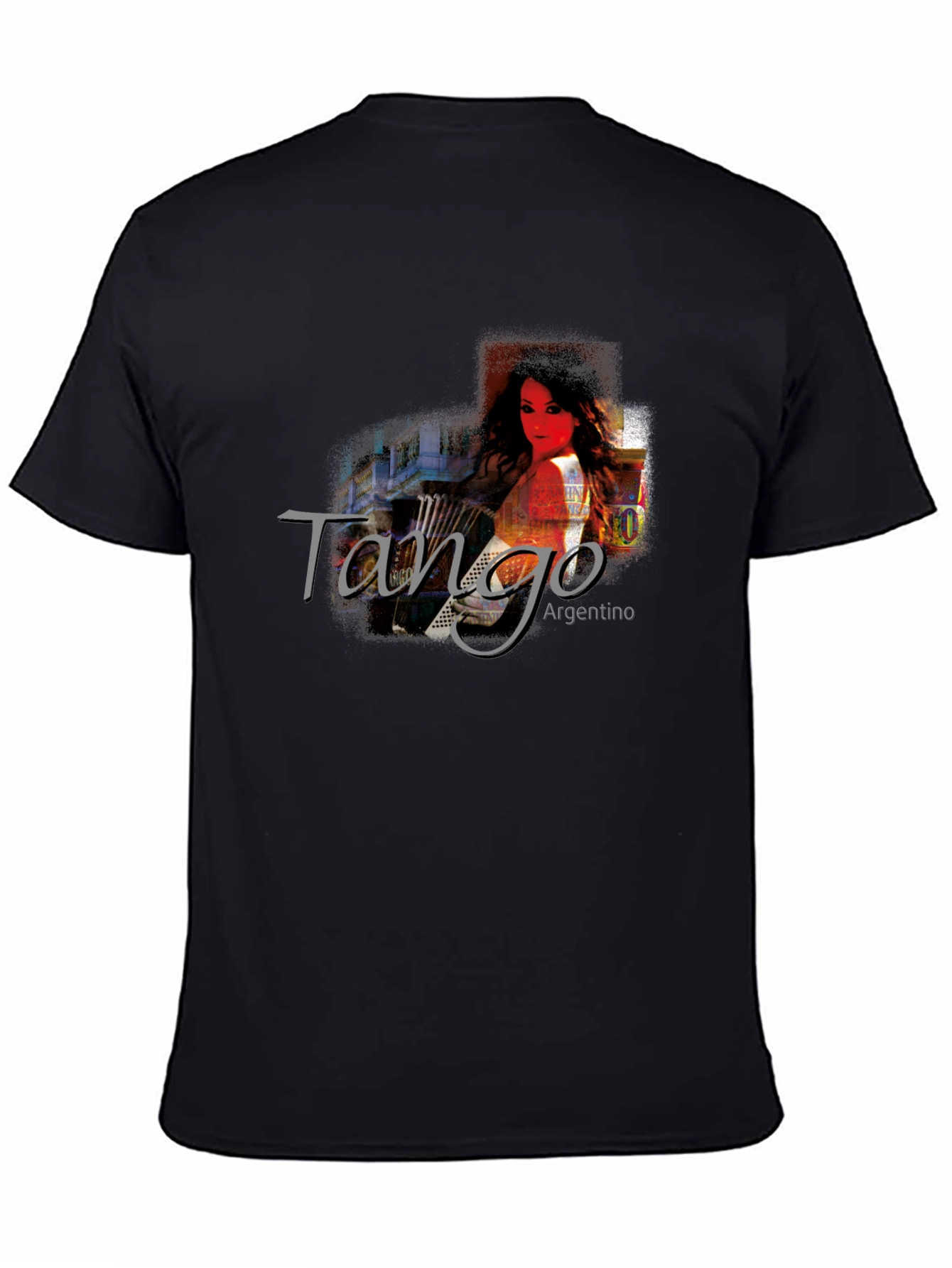Tango Argentino Graphic T-Shirt - Black