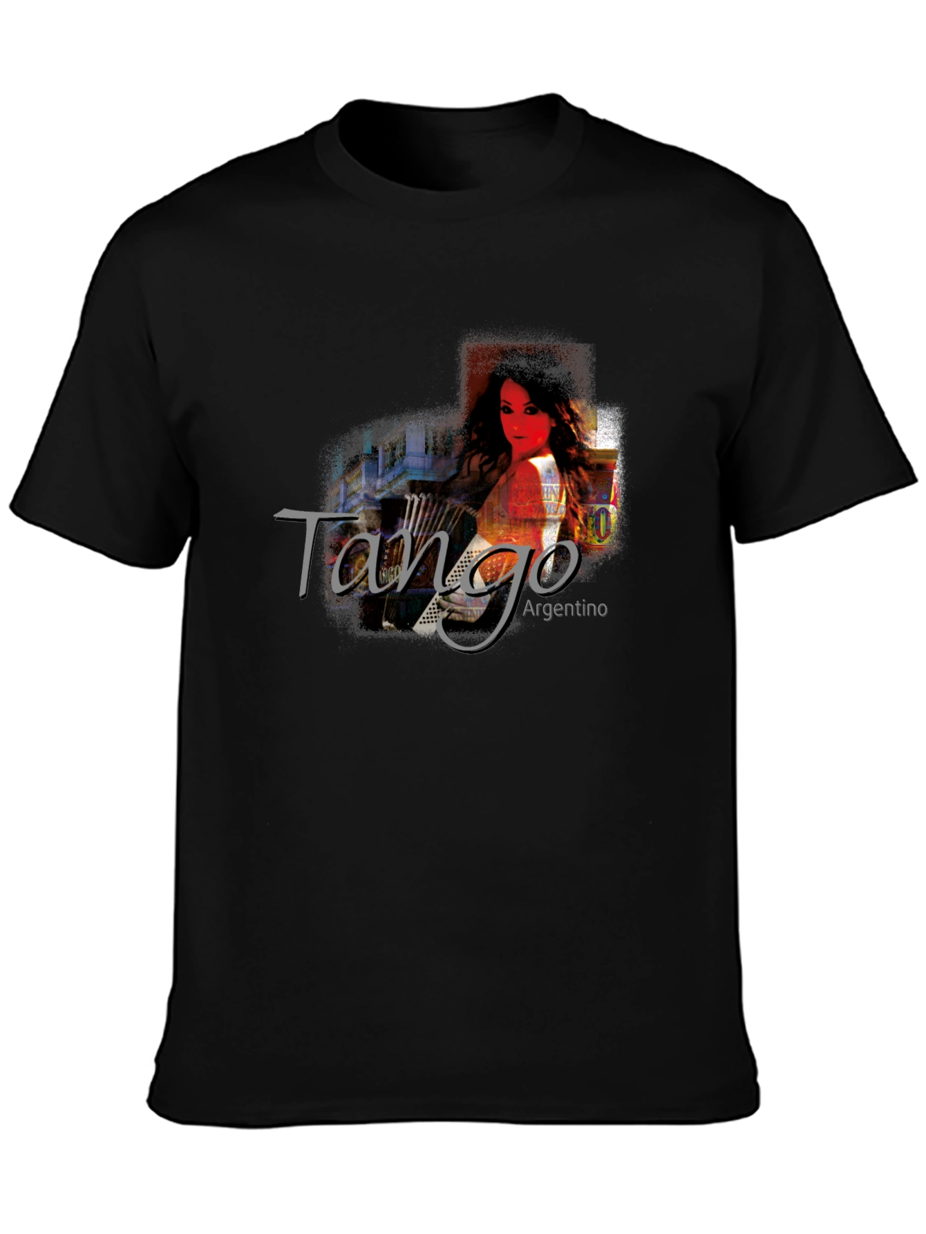 Tango Argentino Graphic T-Shirt - Black
