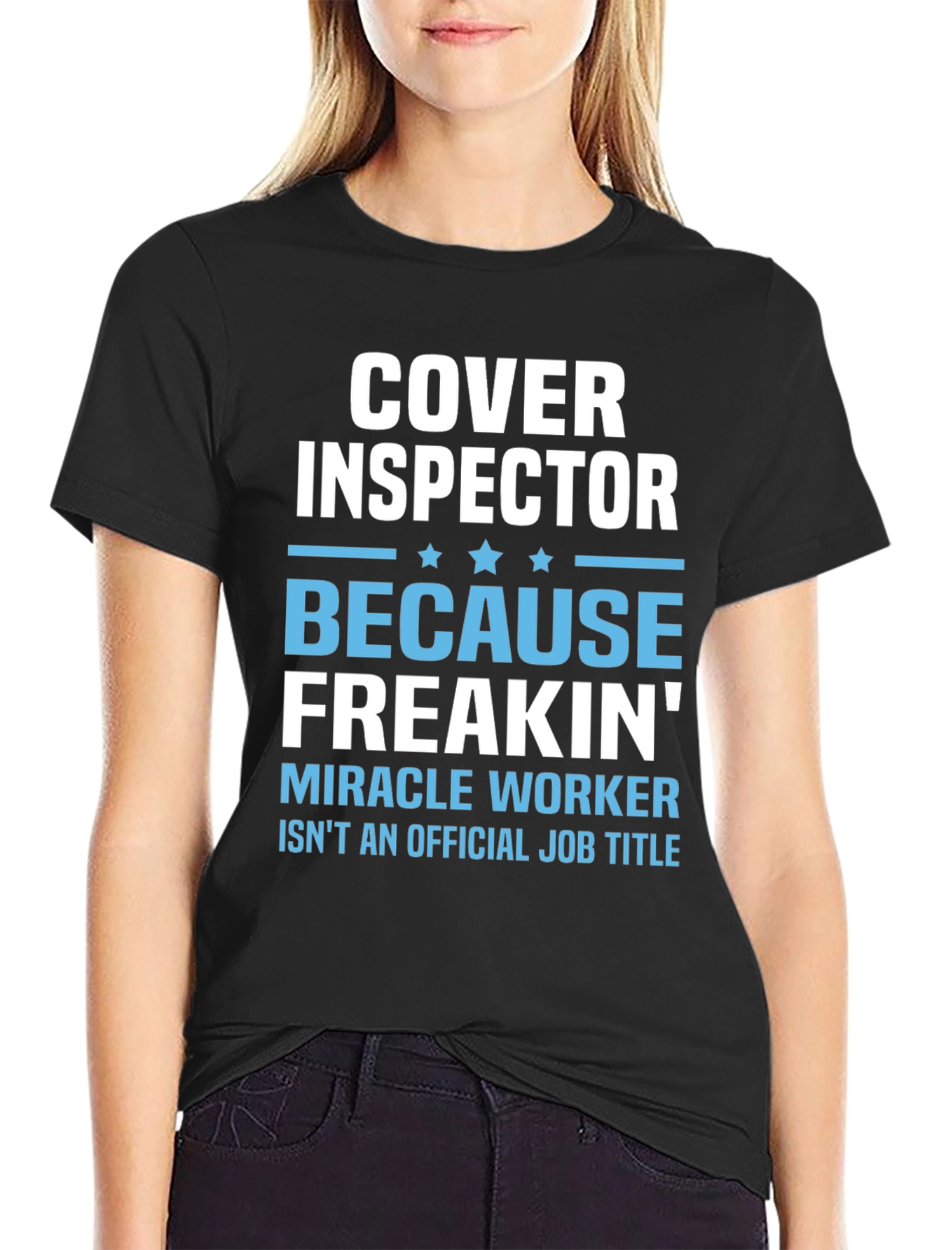 Cover Inspector Funny Job Title T-Shirt