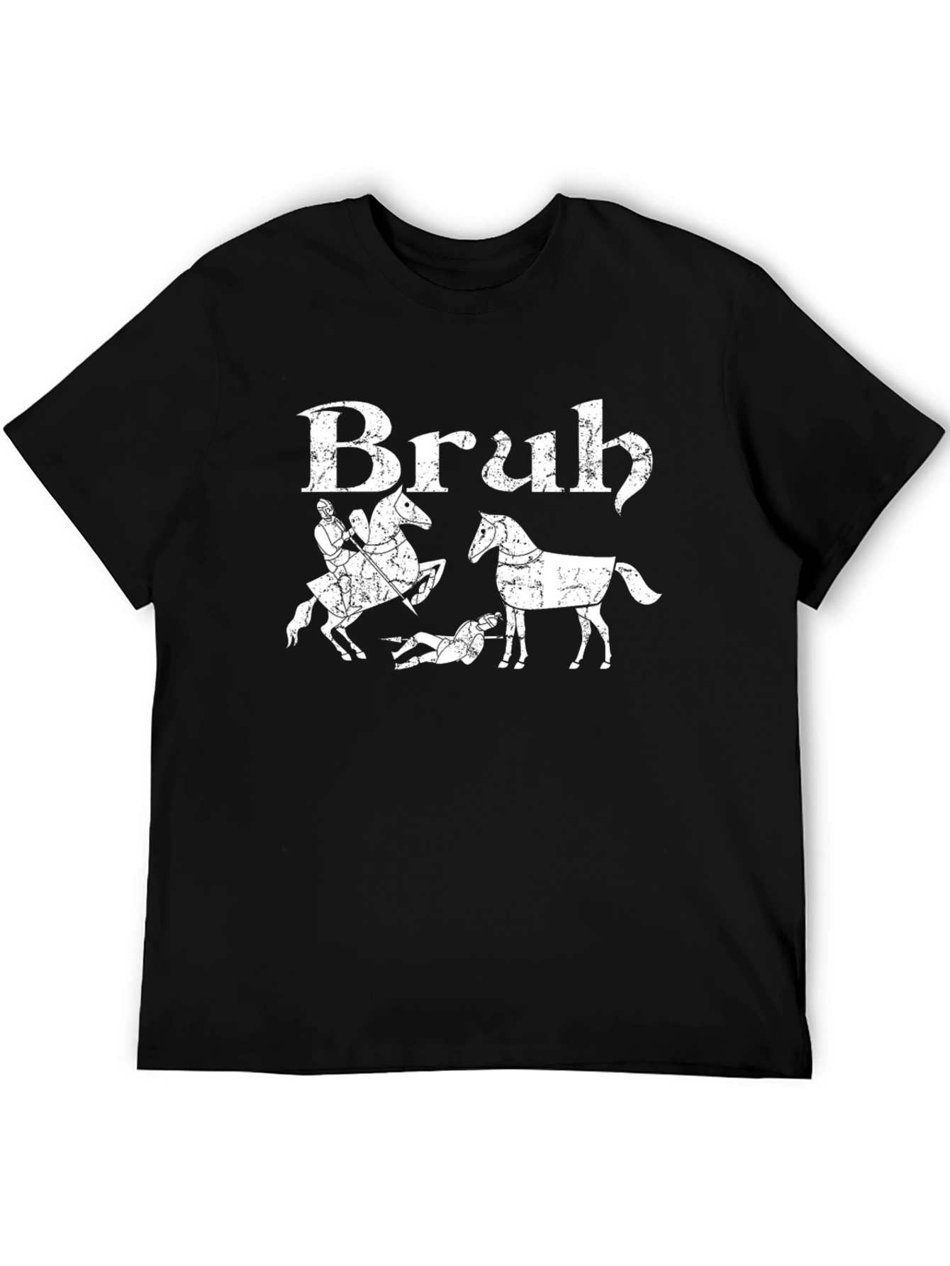 Bruh Medieval Horse Joust T-Shirt