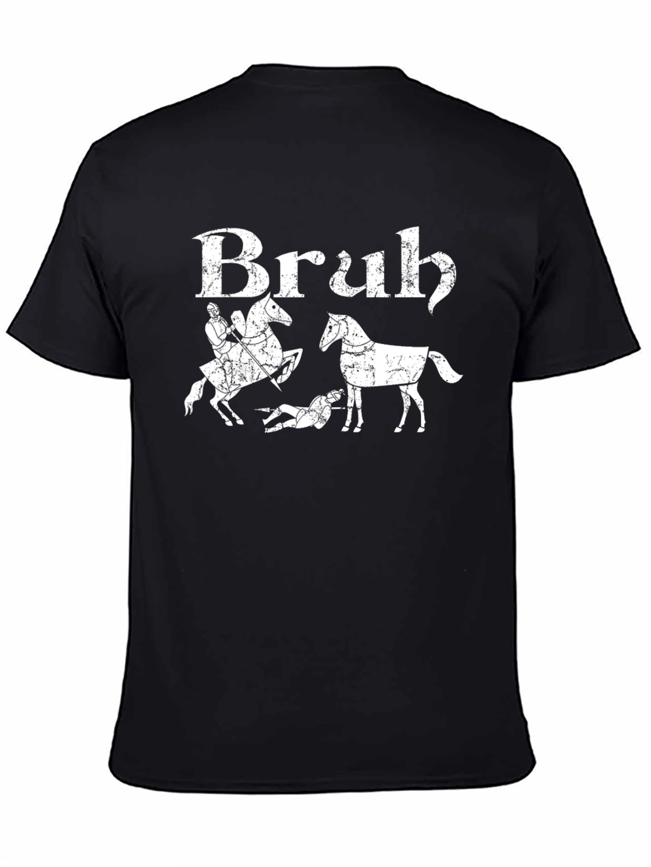 Bruh Medieval Horse Joust T-Shirt
