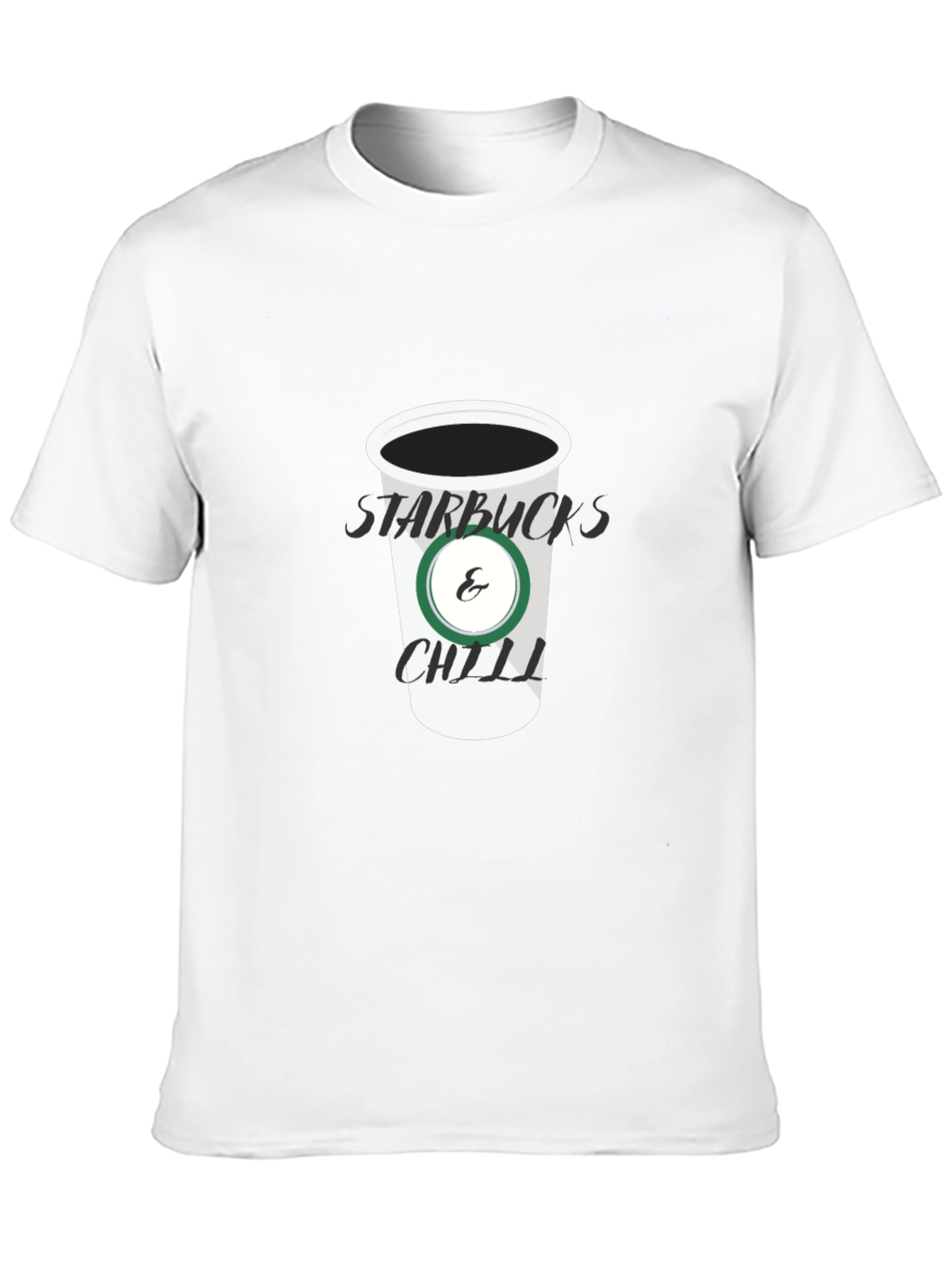 Starbucks & Chill Black T-Shirt