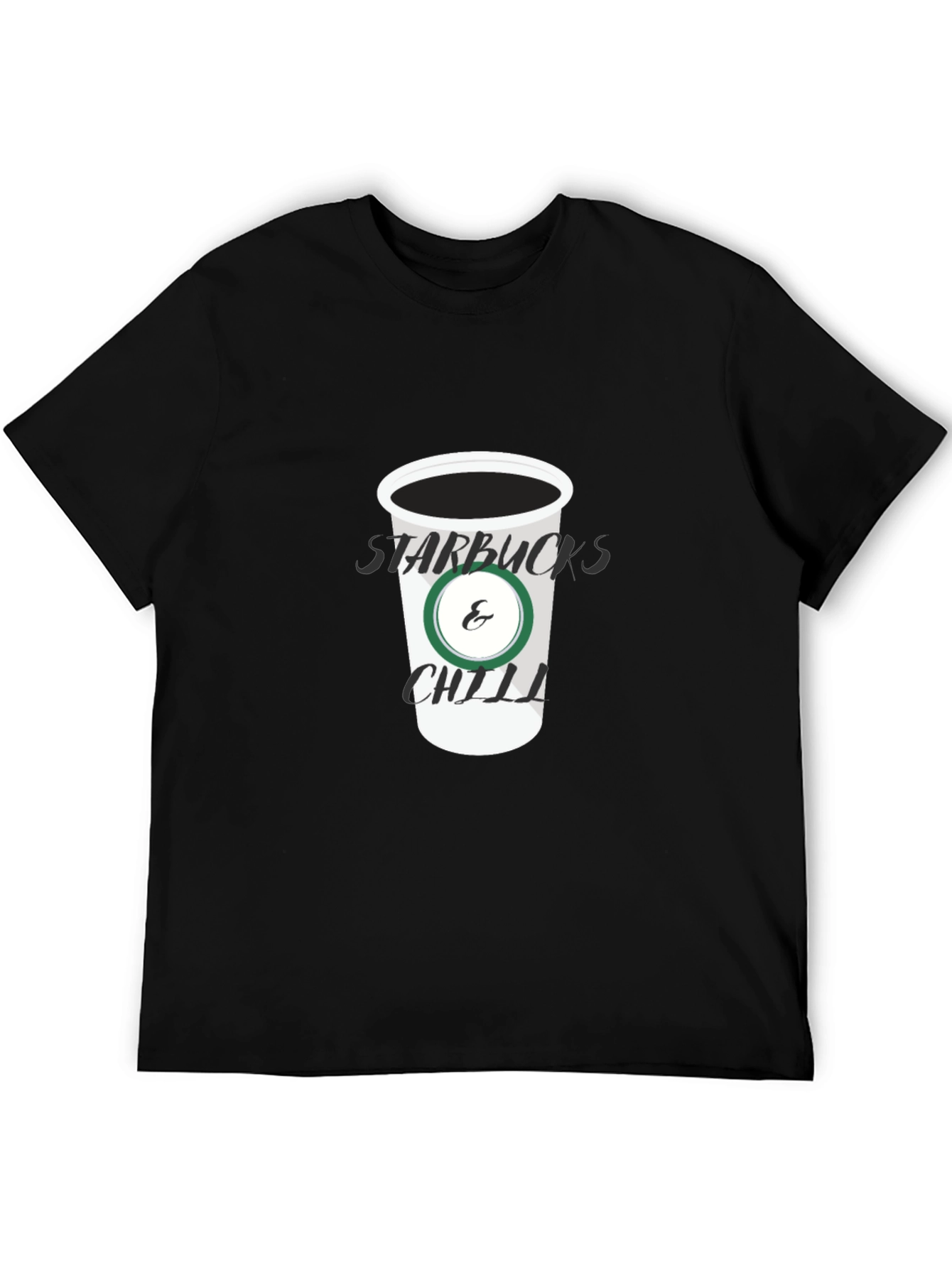 Starbucks & Chill Black T-Shirt