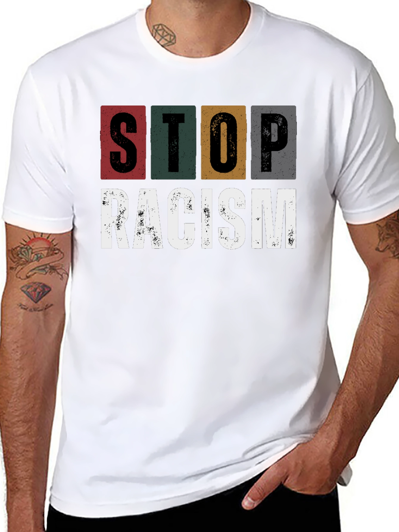 Stop Racism T-Shirt - Equality Advocate Tee