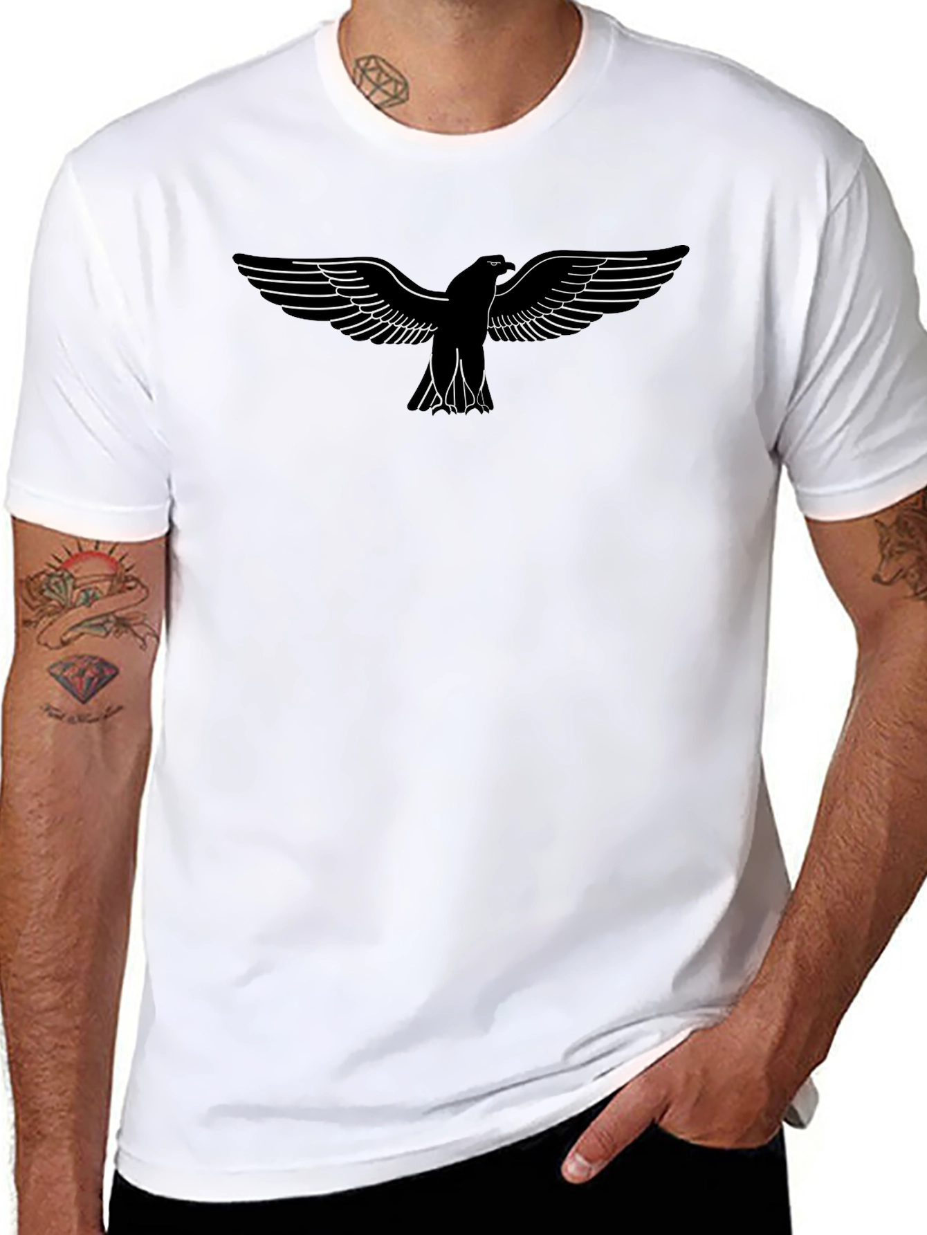 Eagle Graphic Black T-Shirt | Stylish Menswear