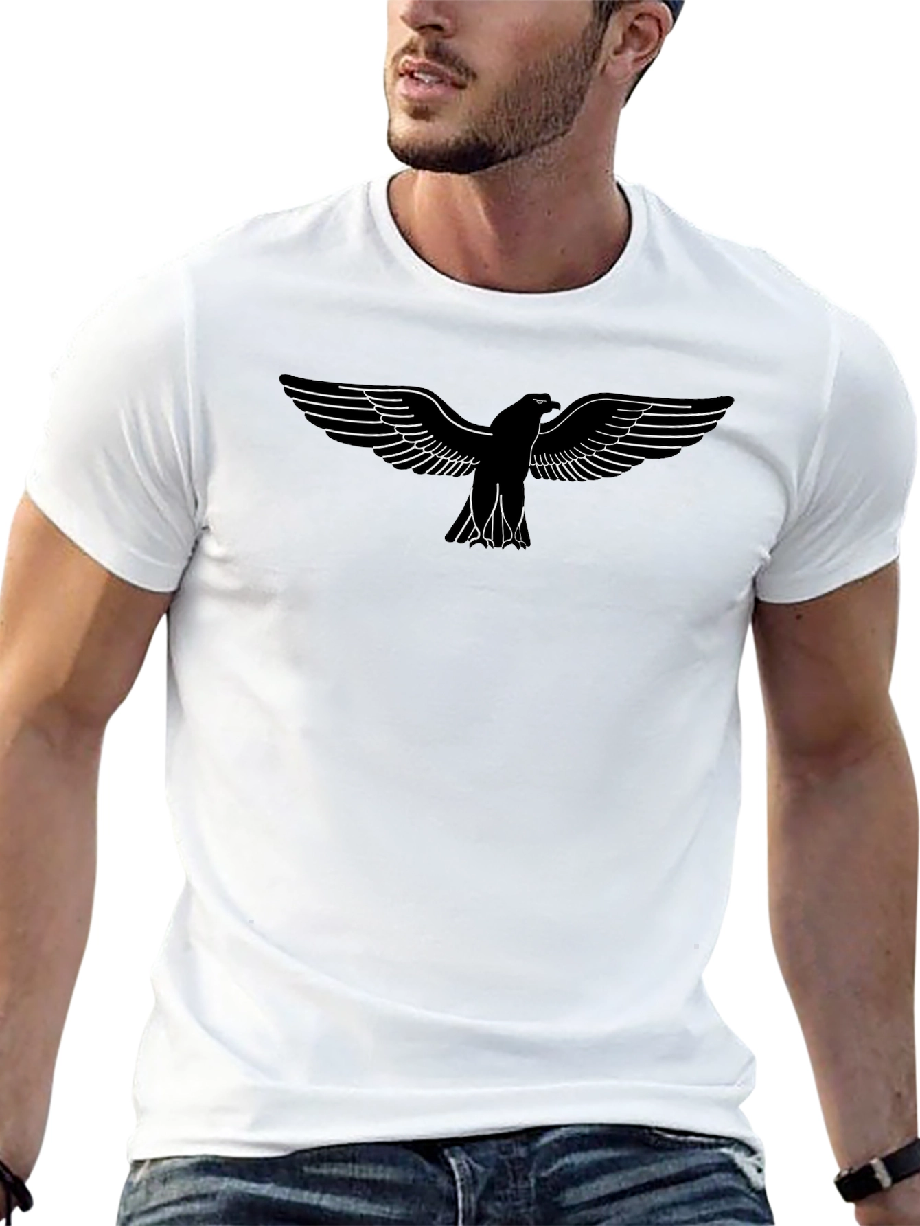 Eagle Graphic Black T-Shirt | Stylish Menswear
