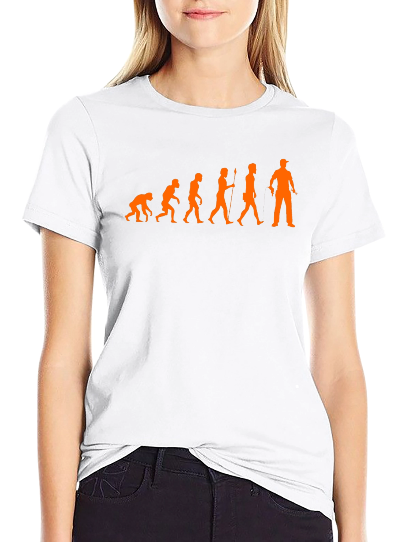 Evolution T-Shirt Funny Man to Tradesman Tee