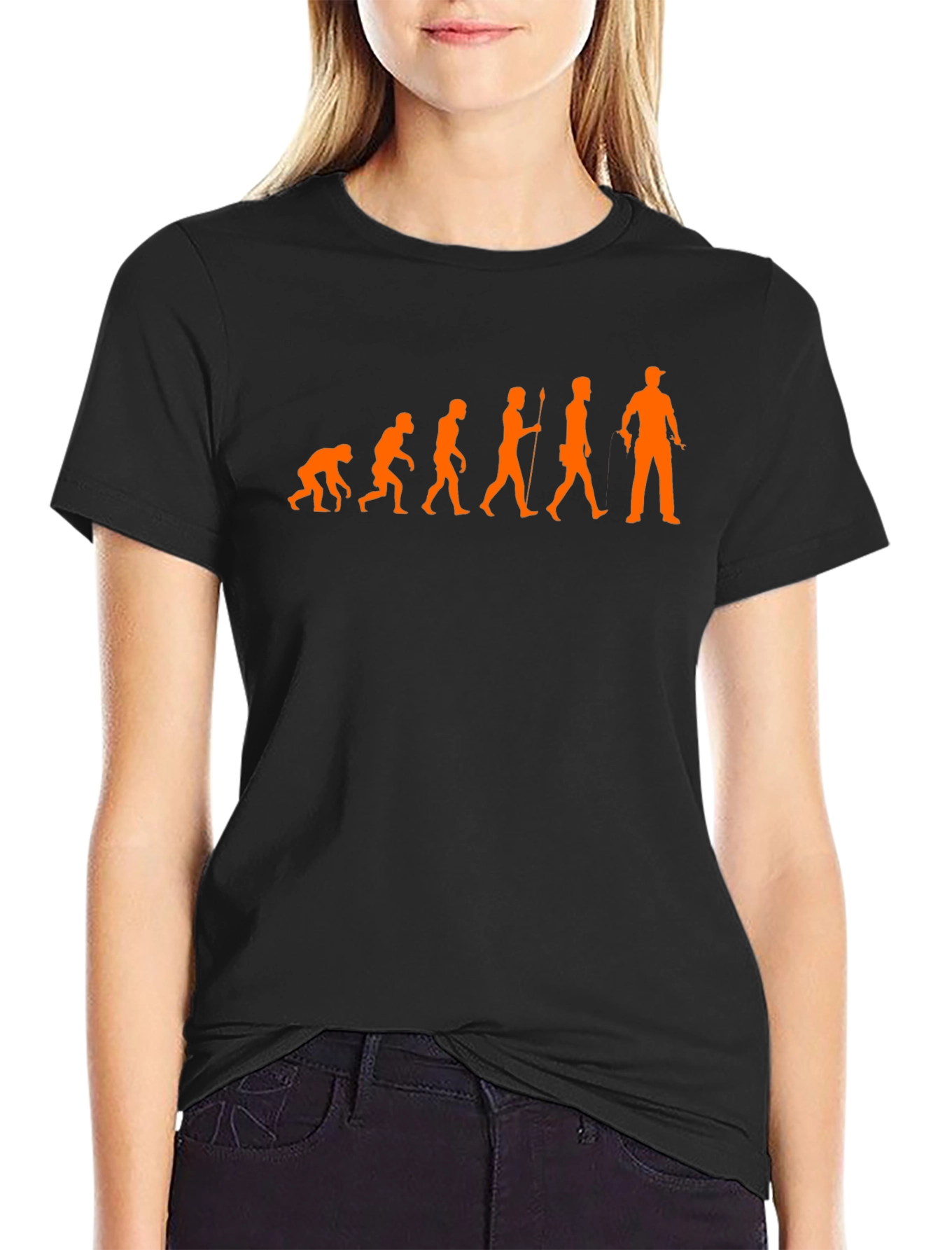 Evolution T-Shirt Funny Man to Tradesman Tee
