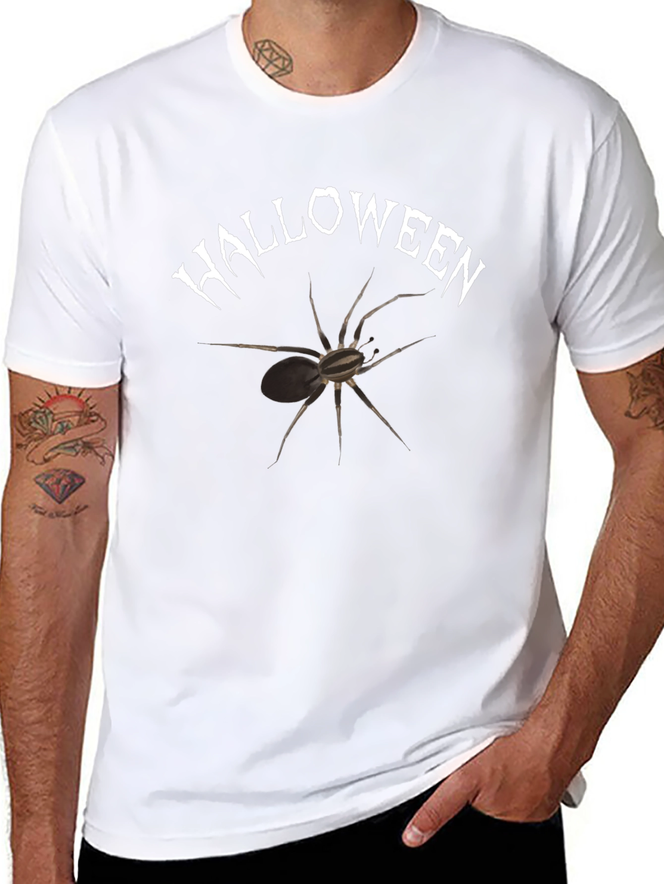 Halloween Spider Graphic Tee