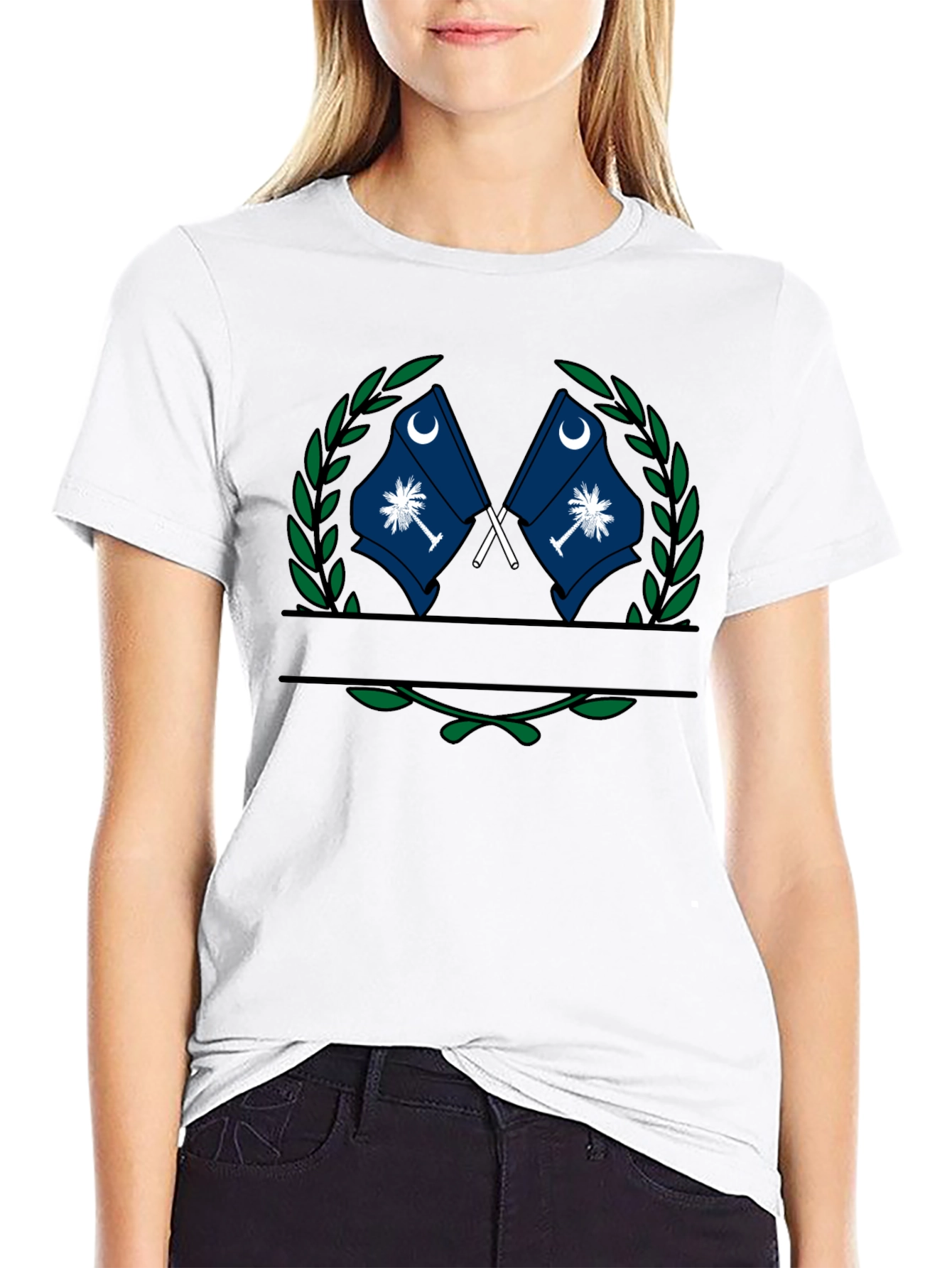 South Carolina Flag Graphic Tee