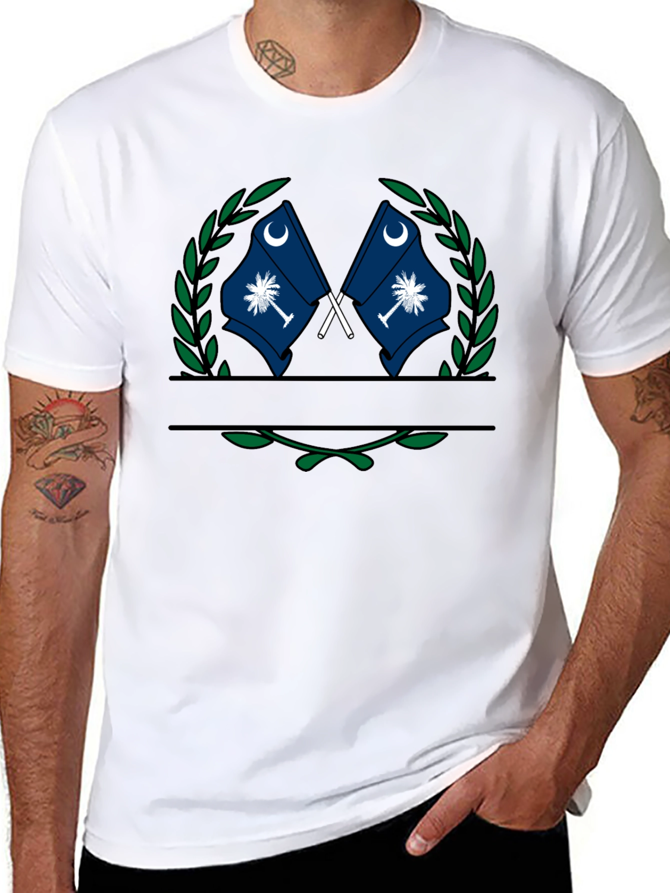 South Carolina Flag Graphic Tee