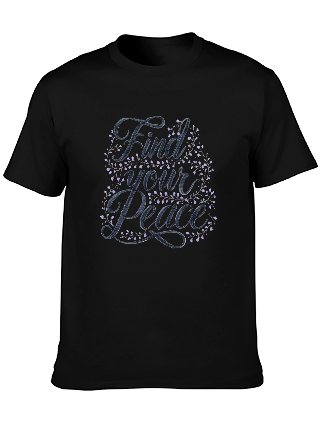 Find Your Peace Black Graphic Tee