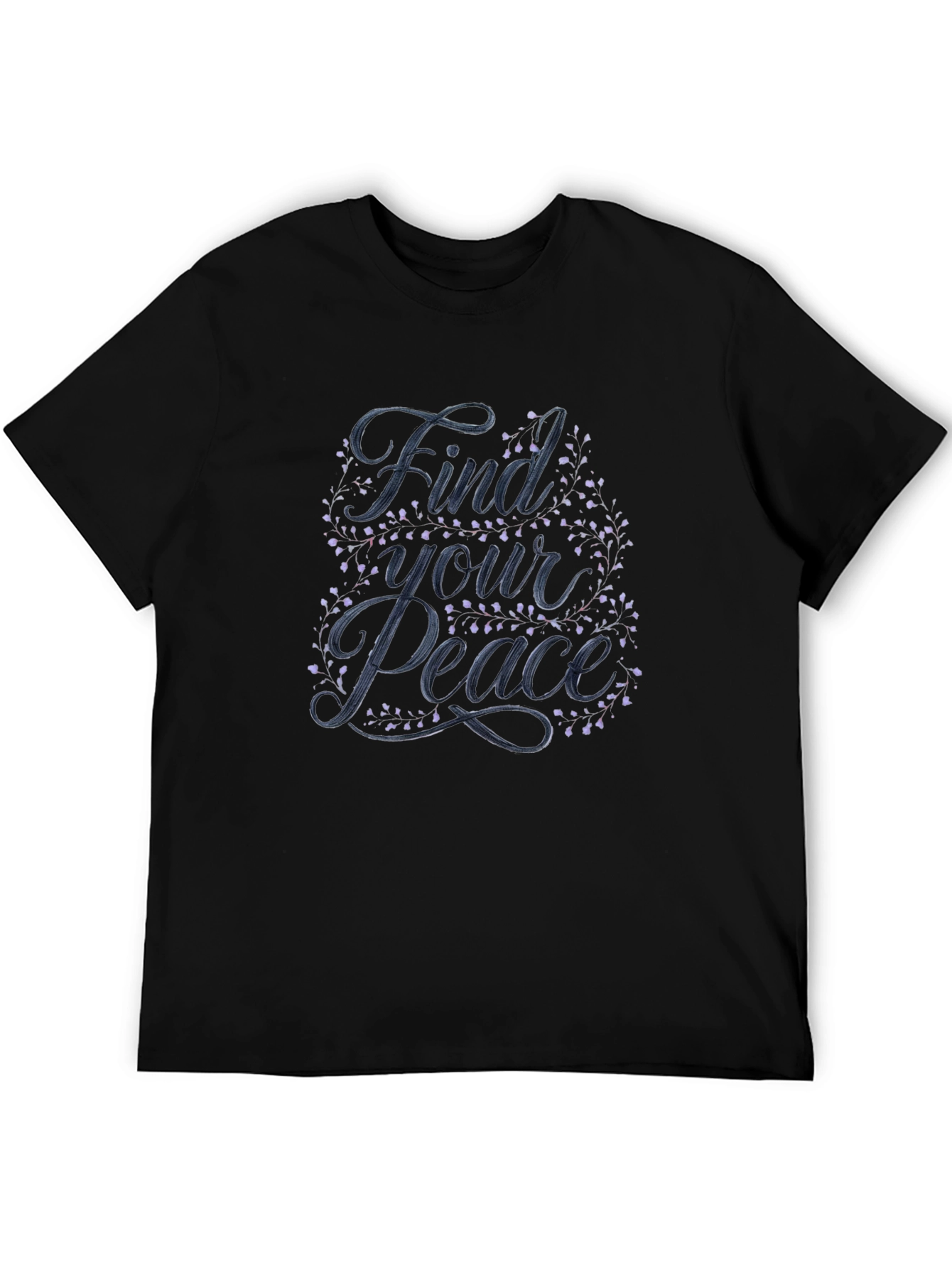Find Your Peace Black Graphic Tee