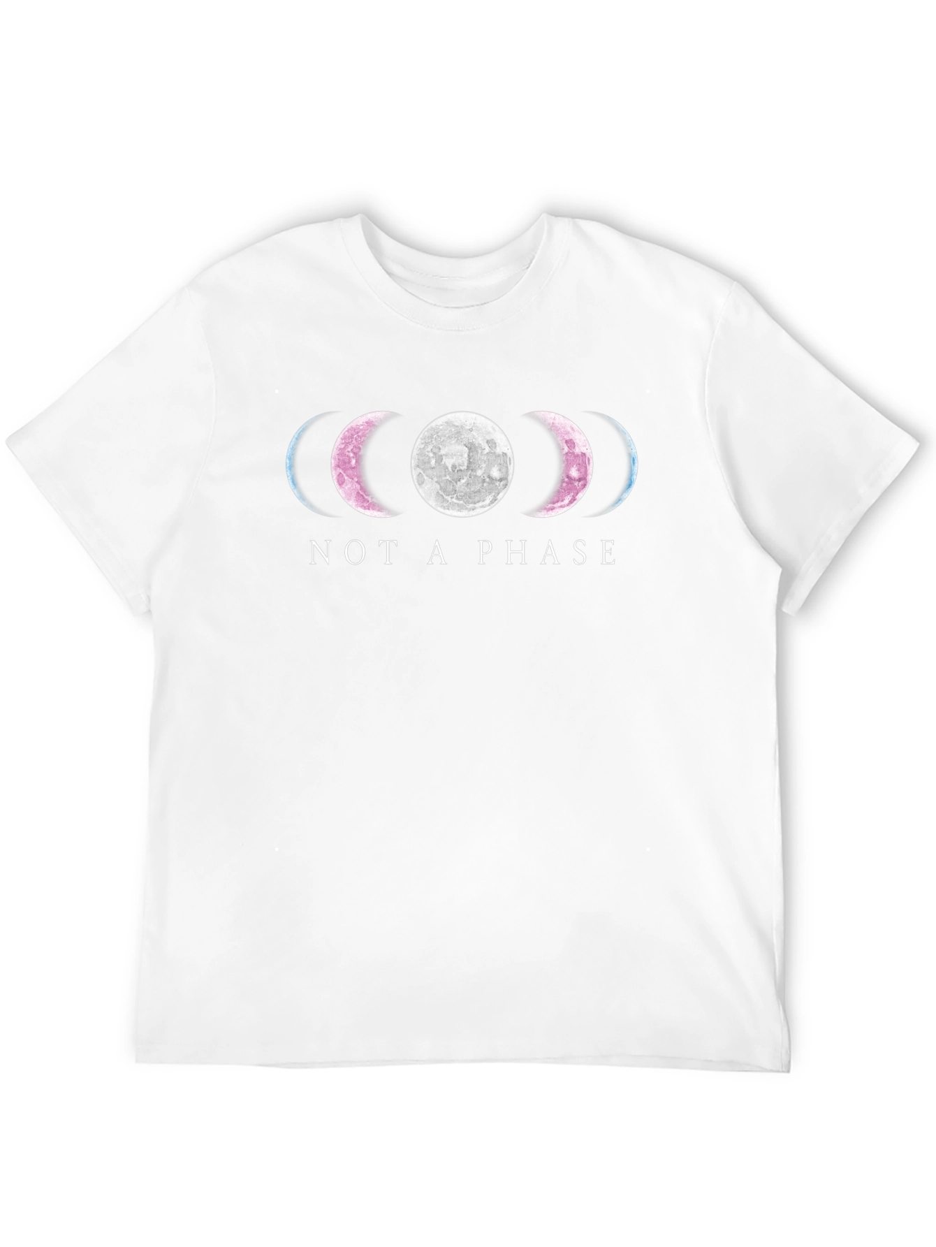 Not a Phase Moon Phases Black T-Shirt